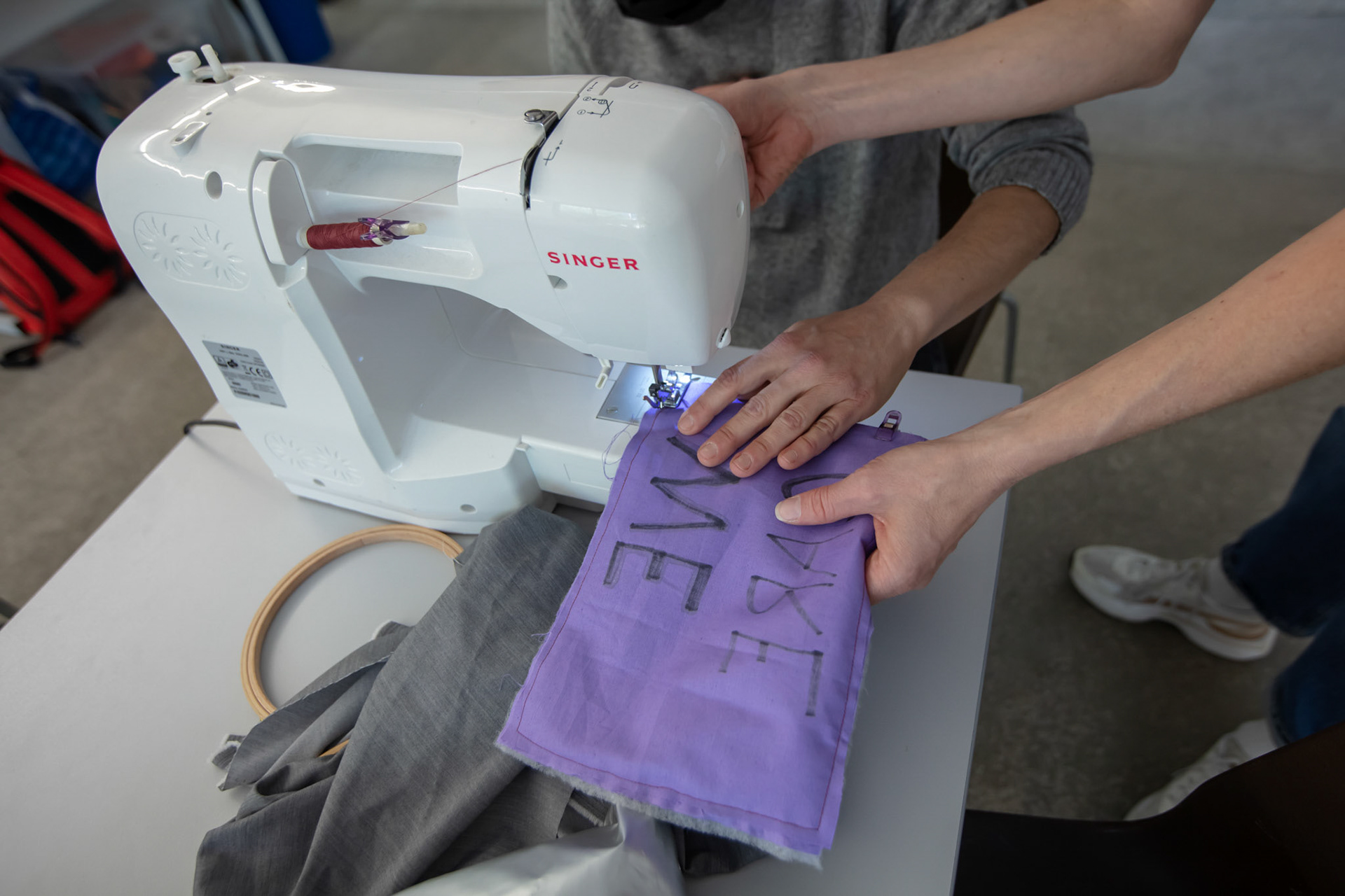 SAFETY STATION – Visite installation et atelier avec Anne-Lise Tacheron