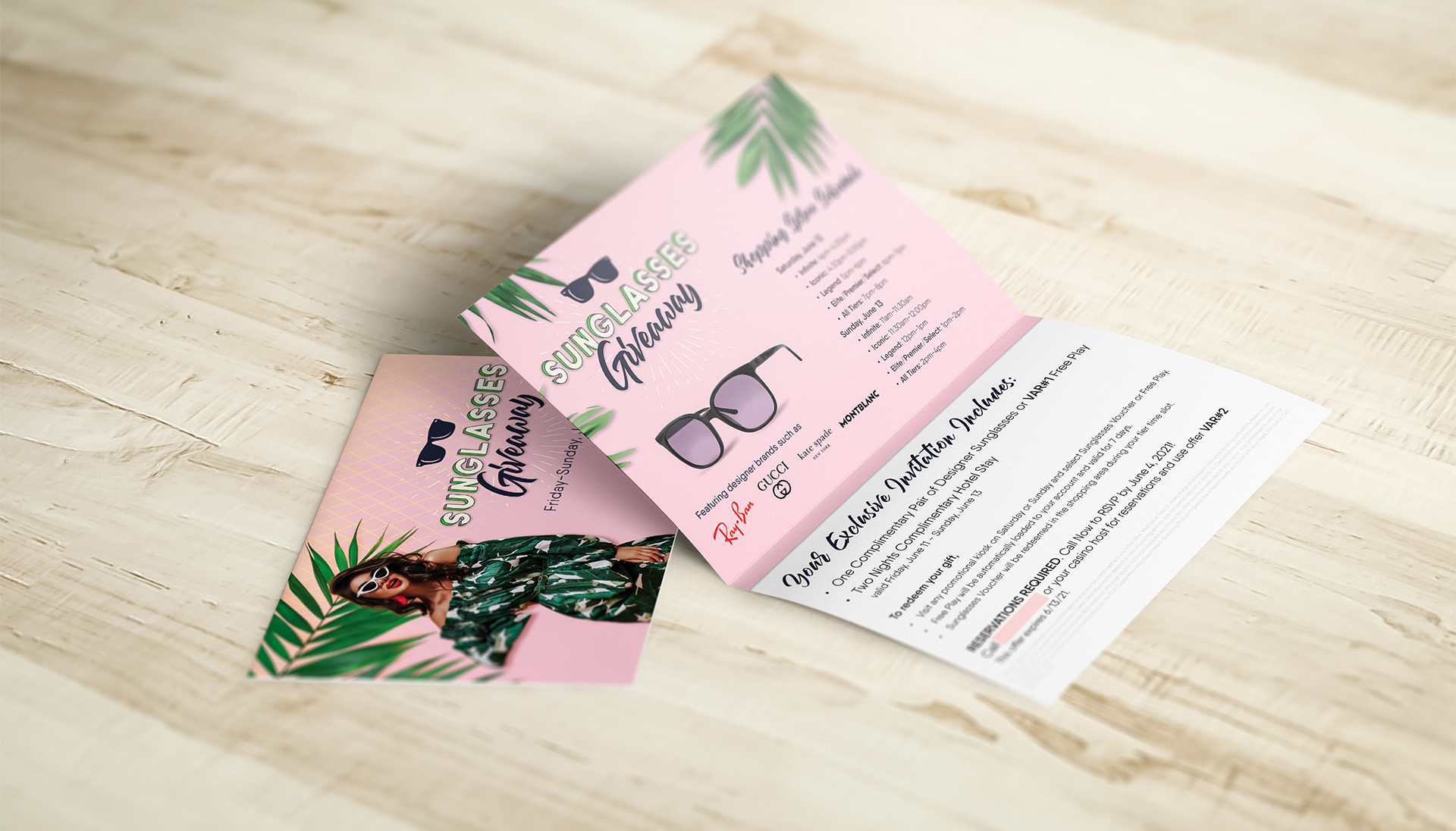 Grand Sierra Resort Sunglasses Giveaway campaign