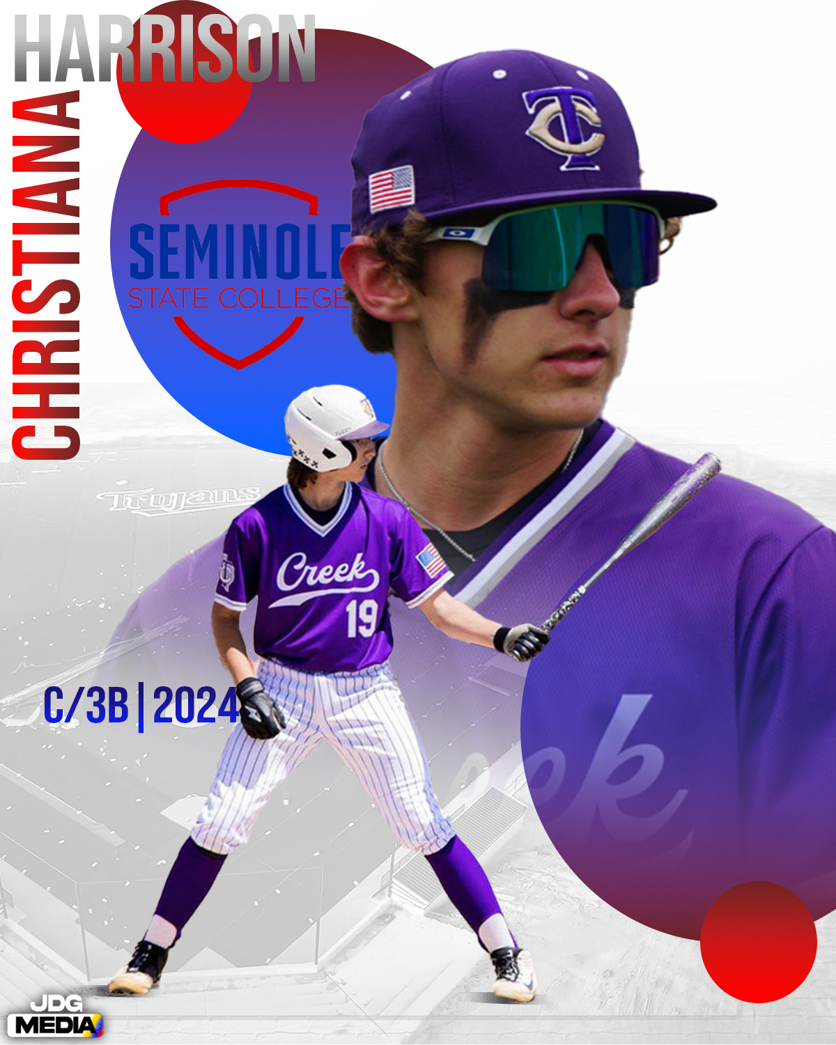 Harrison Christiana Committed to Seminole State College (OK)