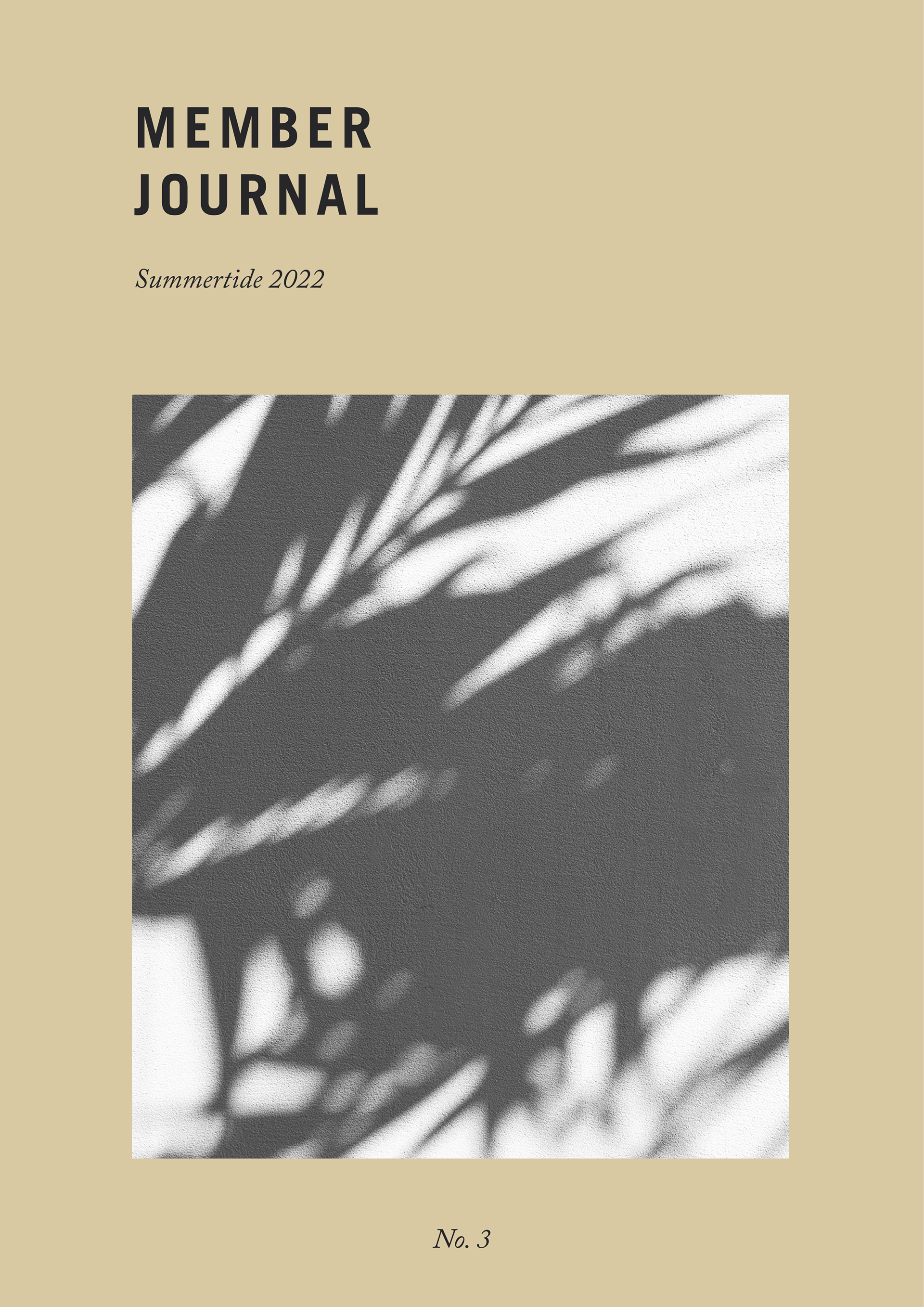 Member Journal publication front page