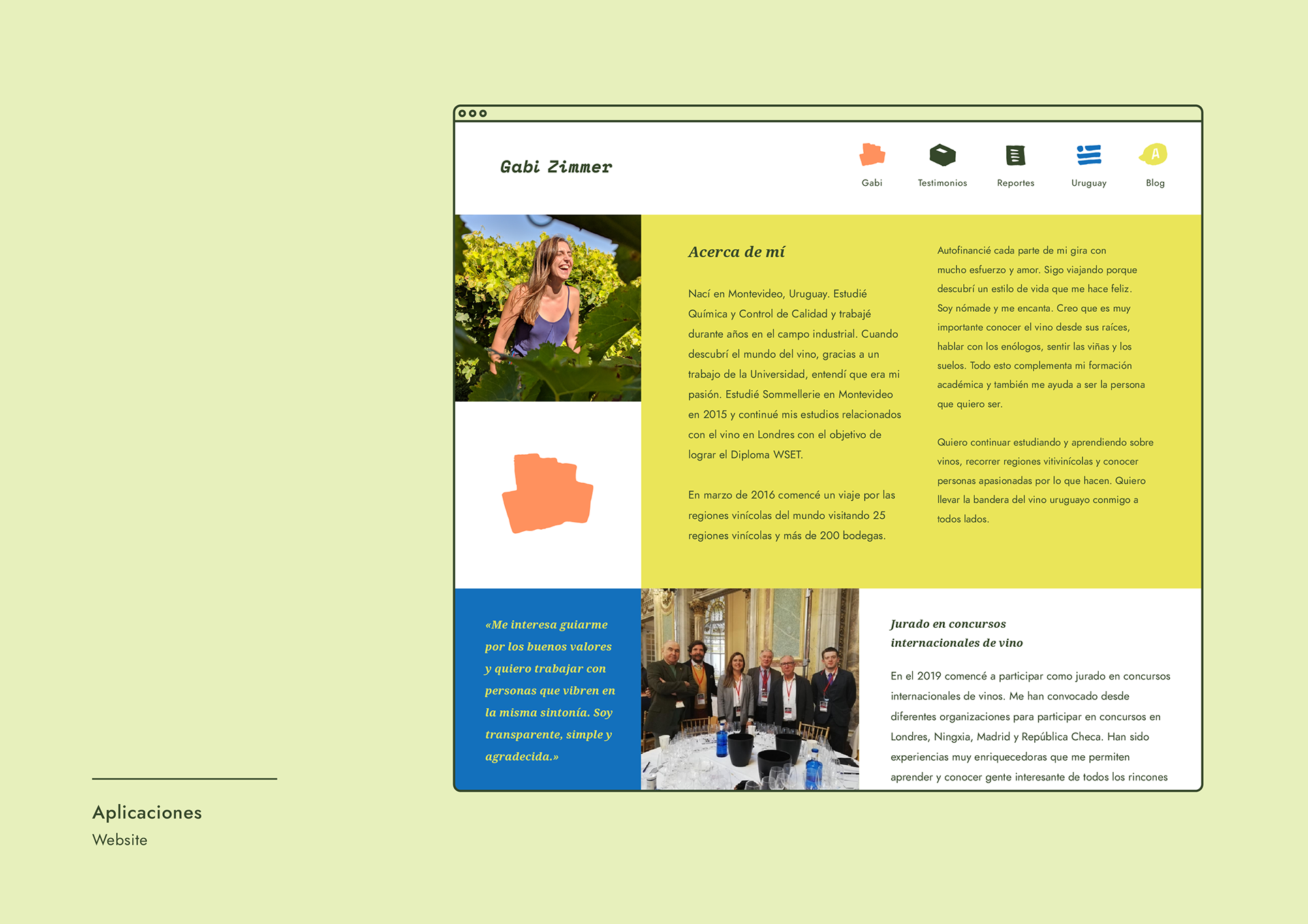Applications — Website