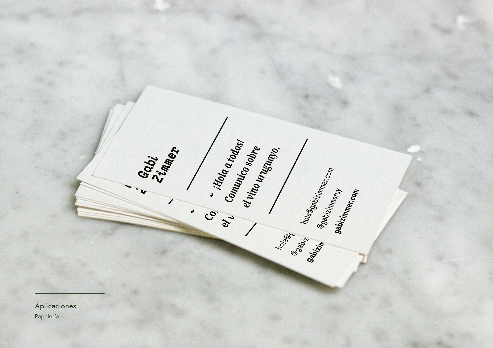 Applications — Business card