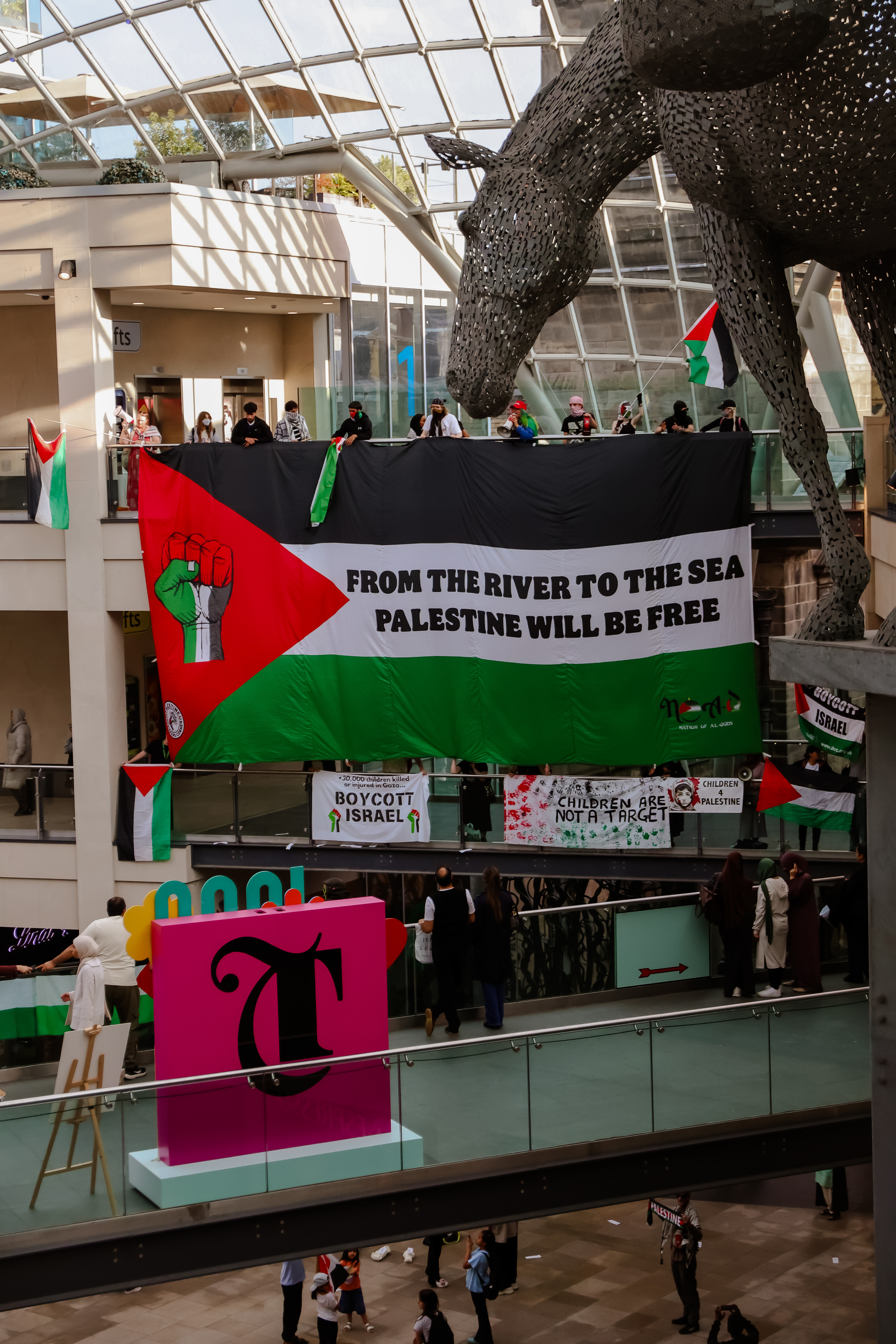 Leeds Trinity Palestine Action 2024