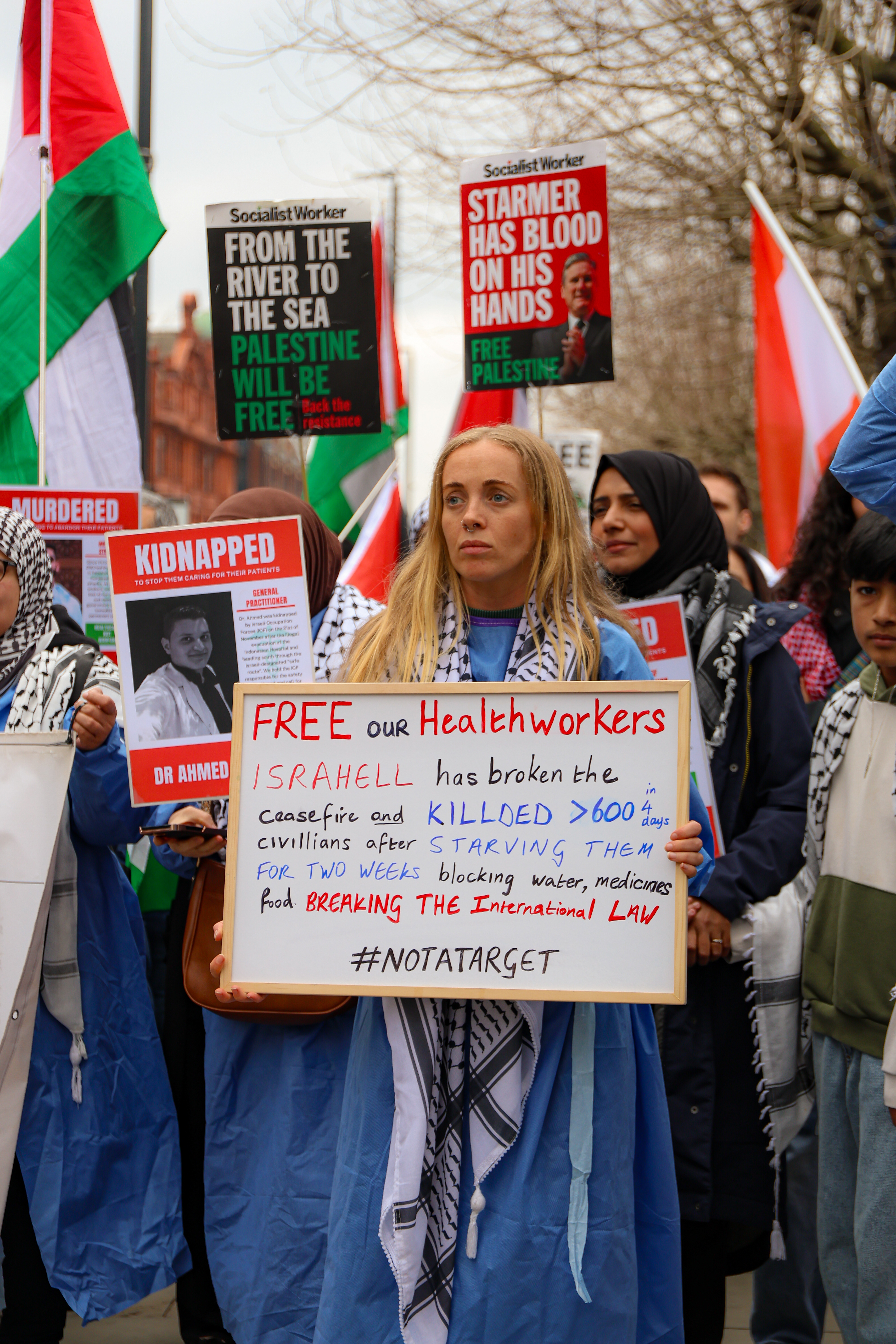 Leeds, march for palestine