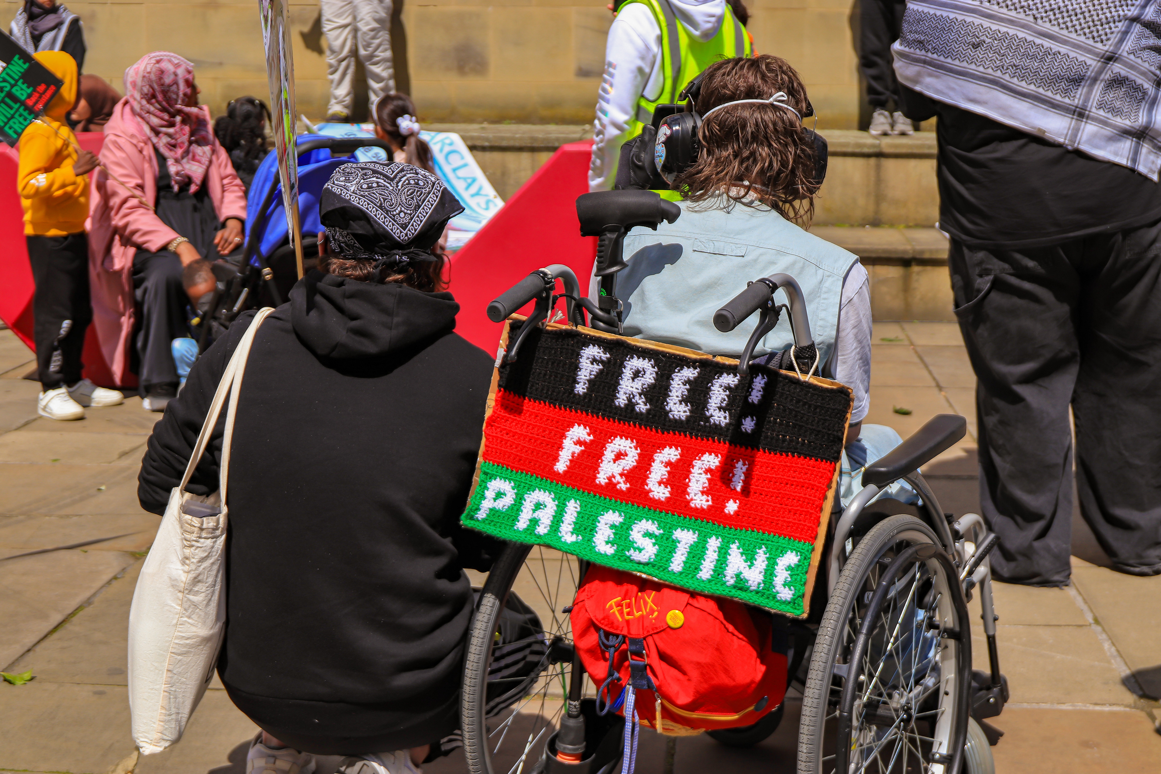 Leeds, march for palestine