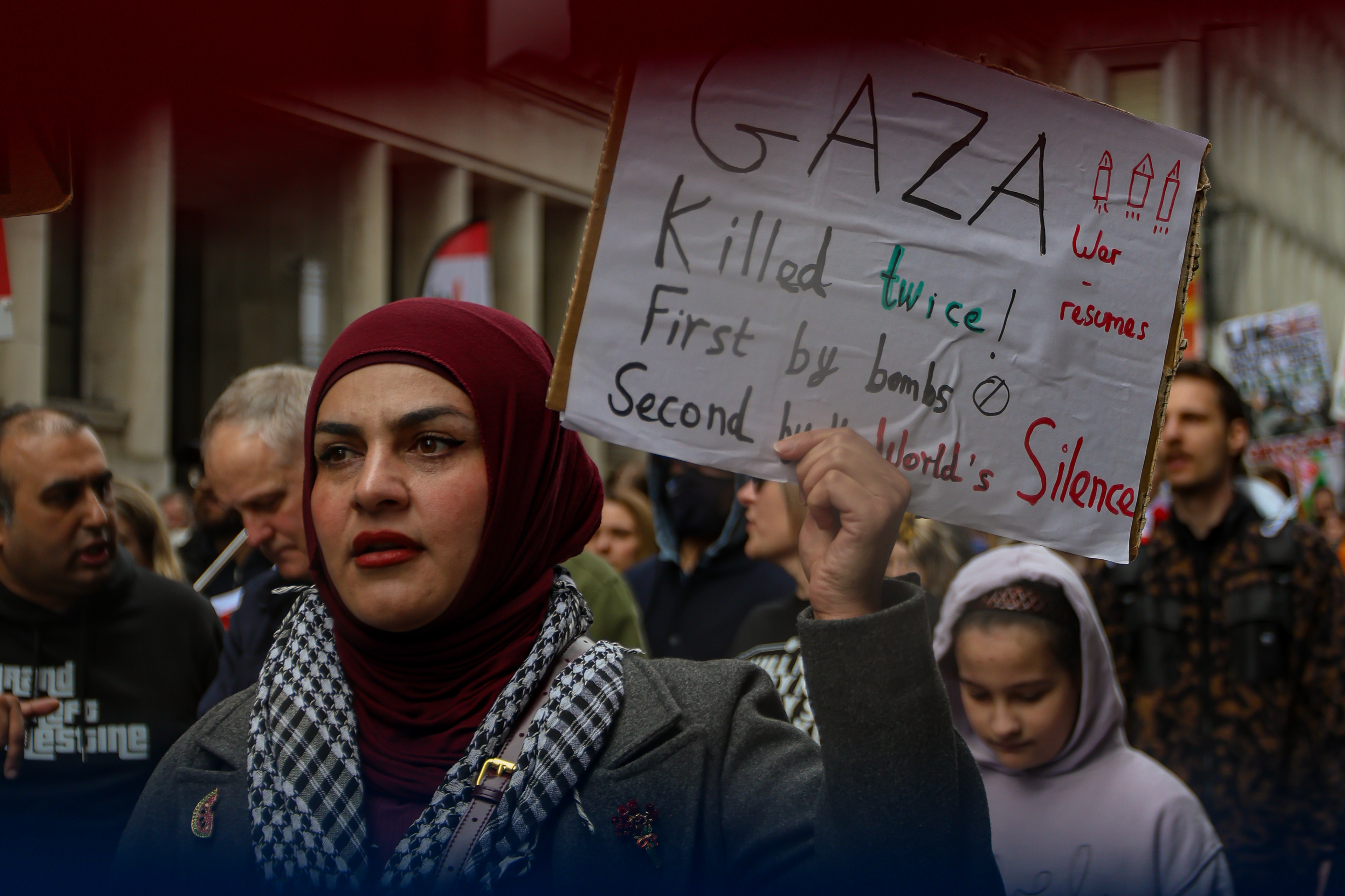 Leeds, march for palestine