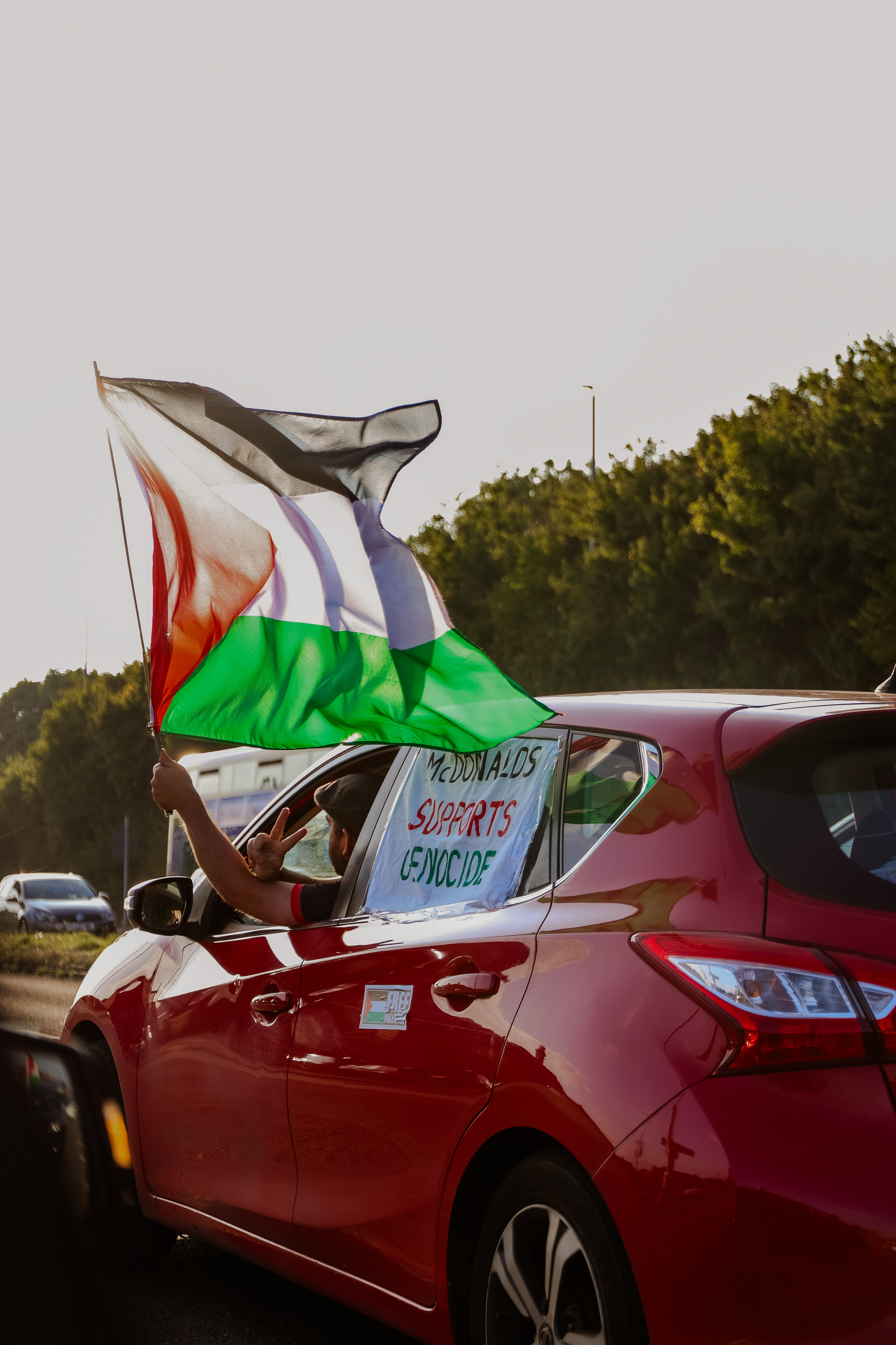 Car convoy for Palestine 2024