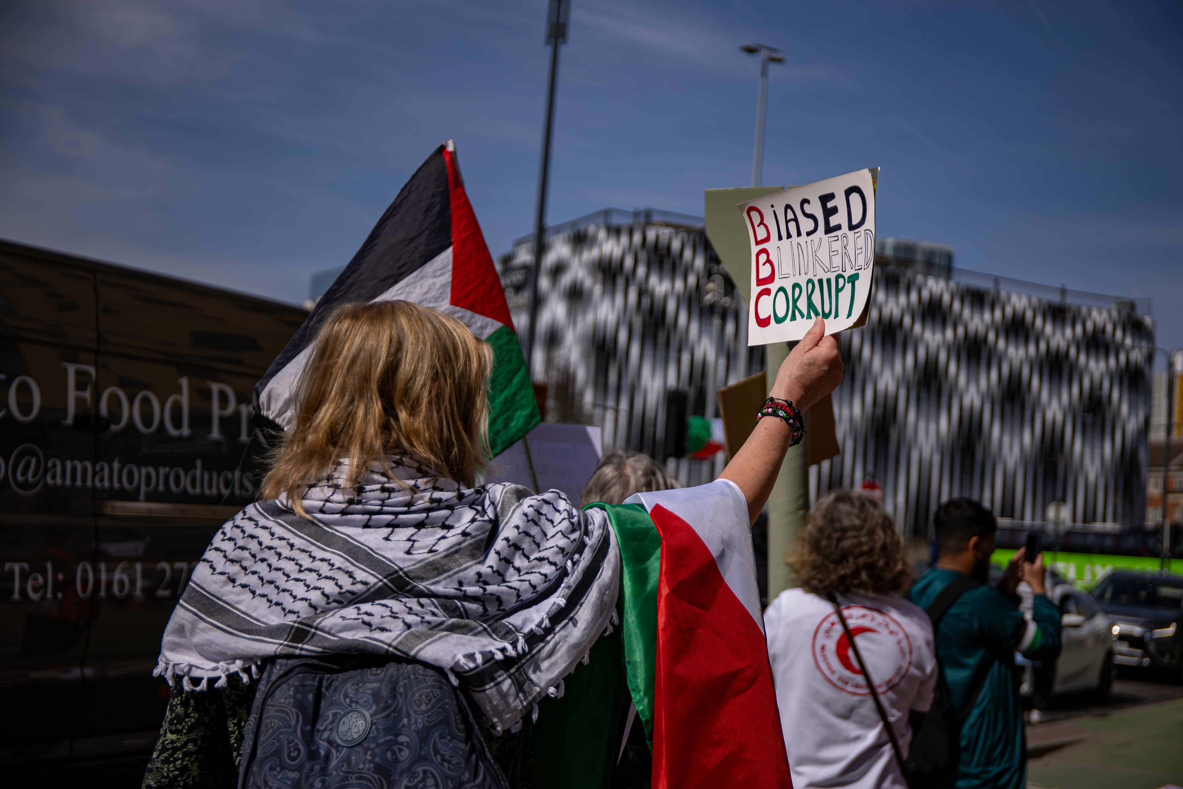 BBC Protest for Palestine