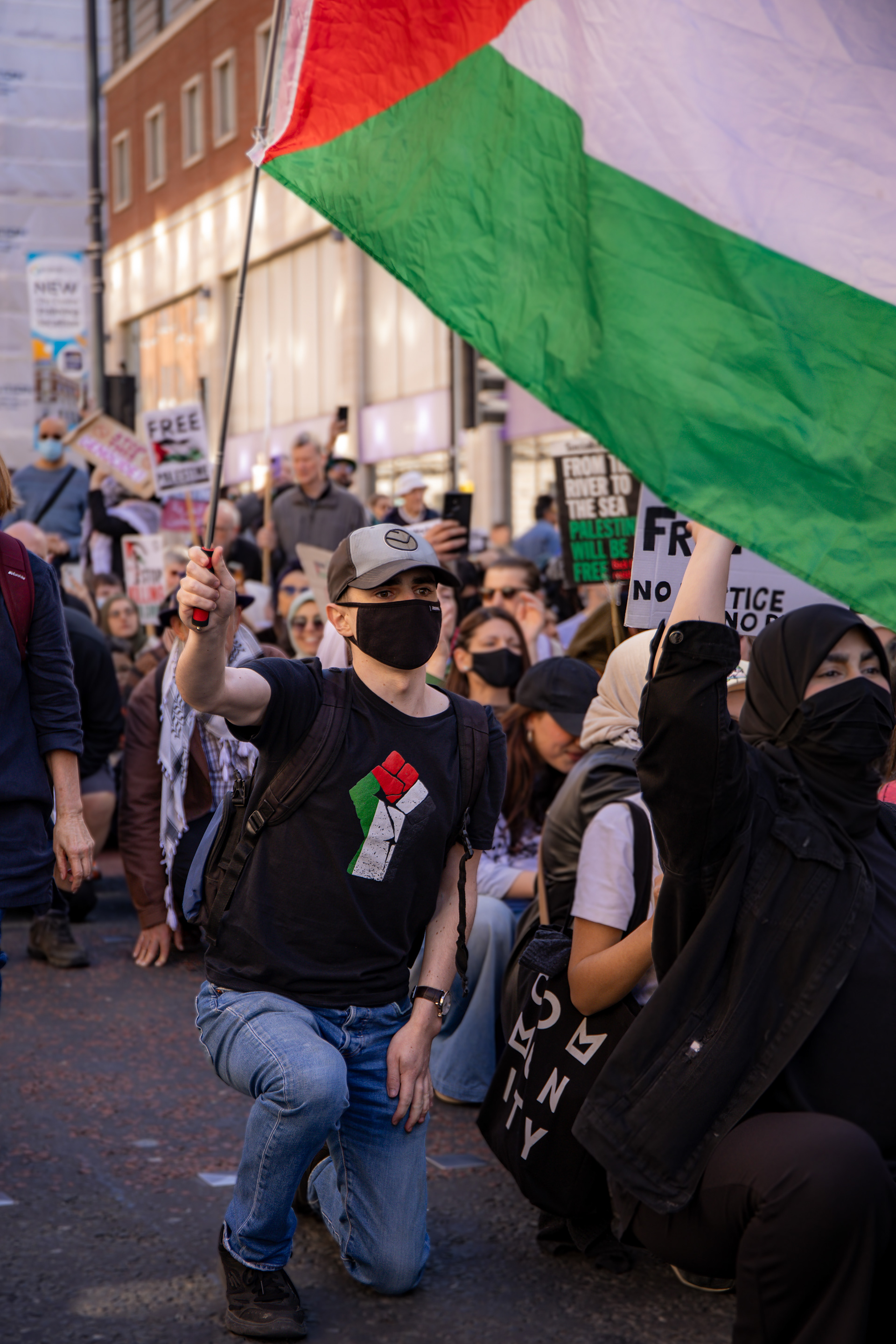 Leeds, march for palestine