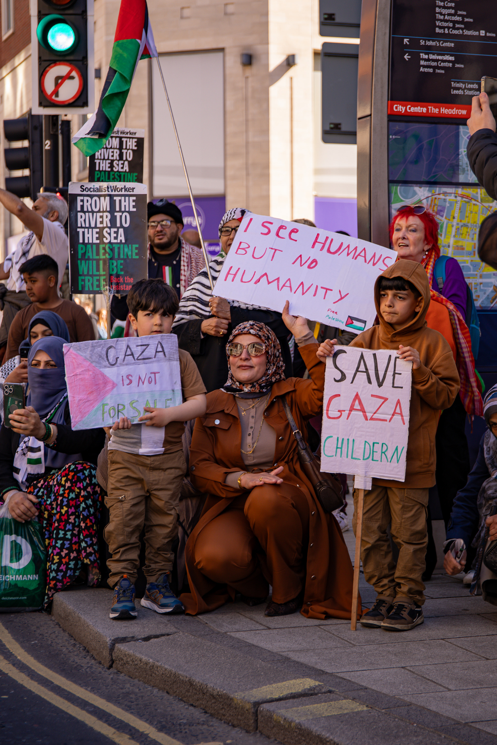 Leeds, march for palestine