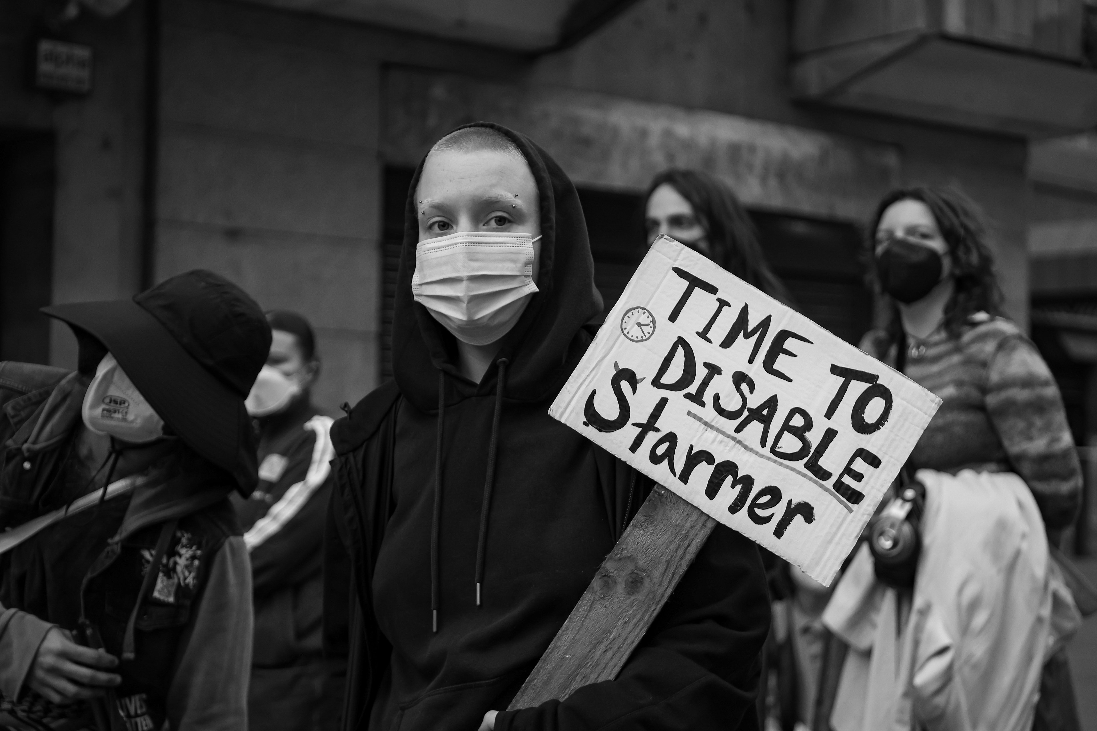 Crips Against Cuts Protest, Leeds. 2025.