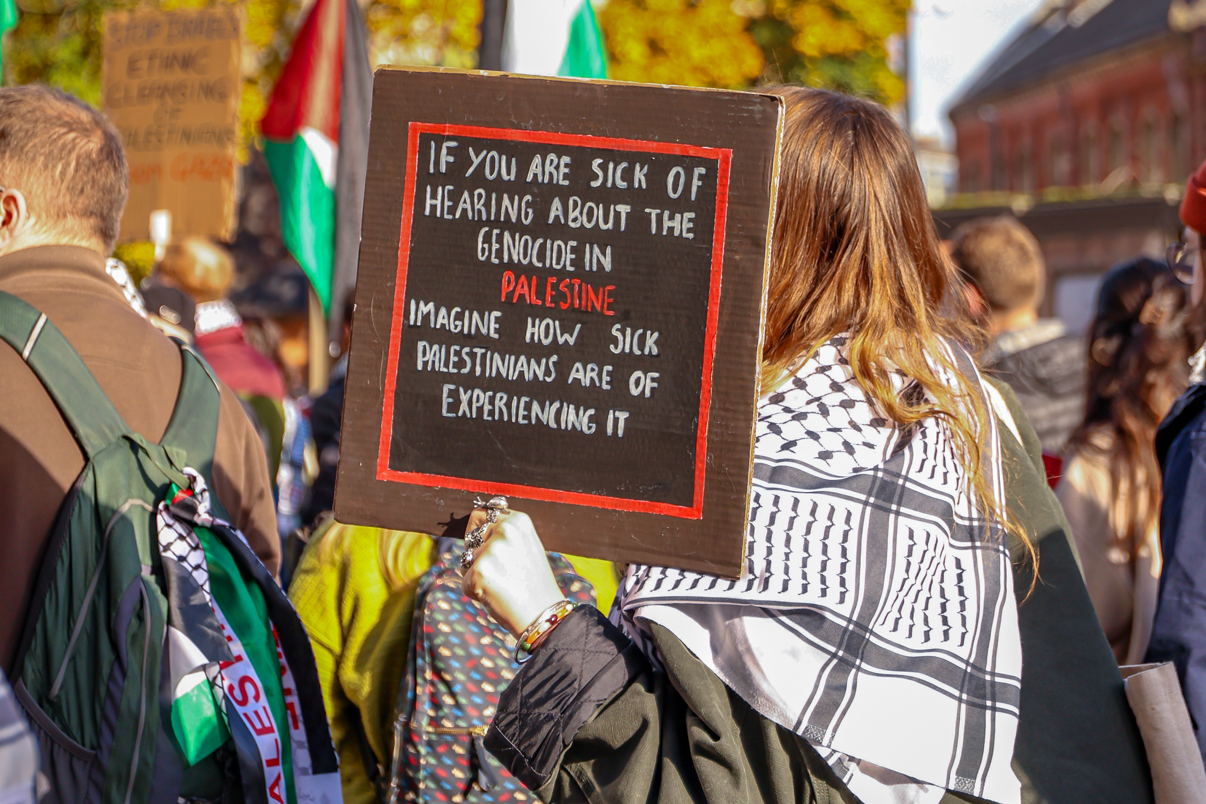 Leeds, march for palestine