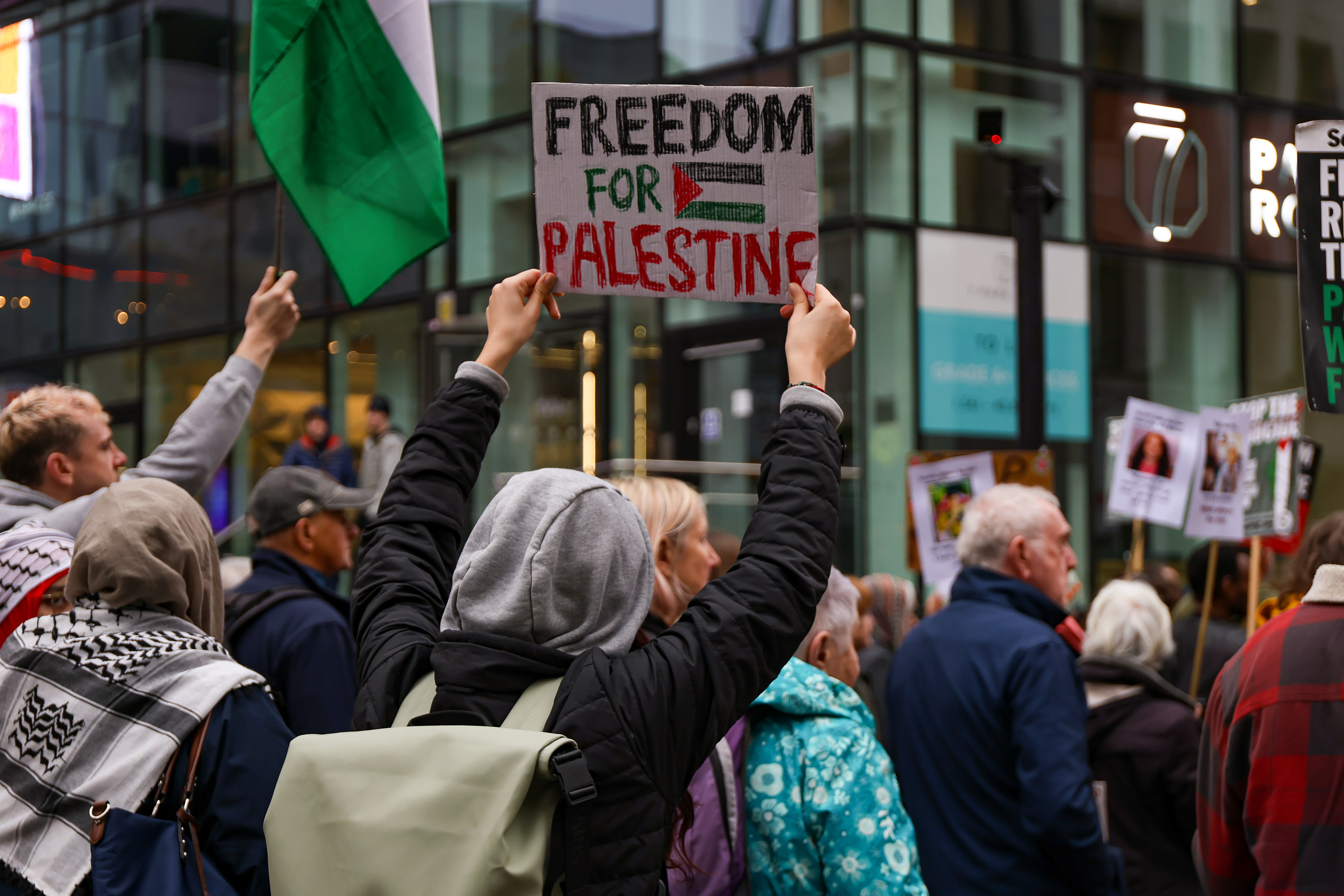 Leeds, march for palestine