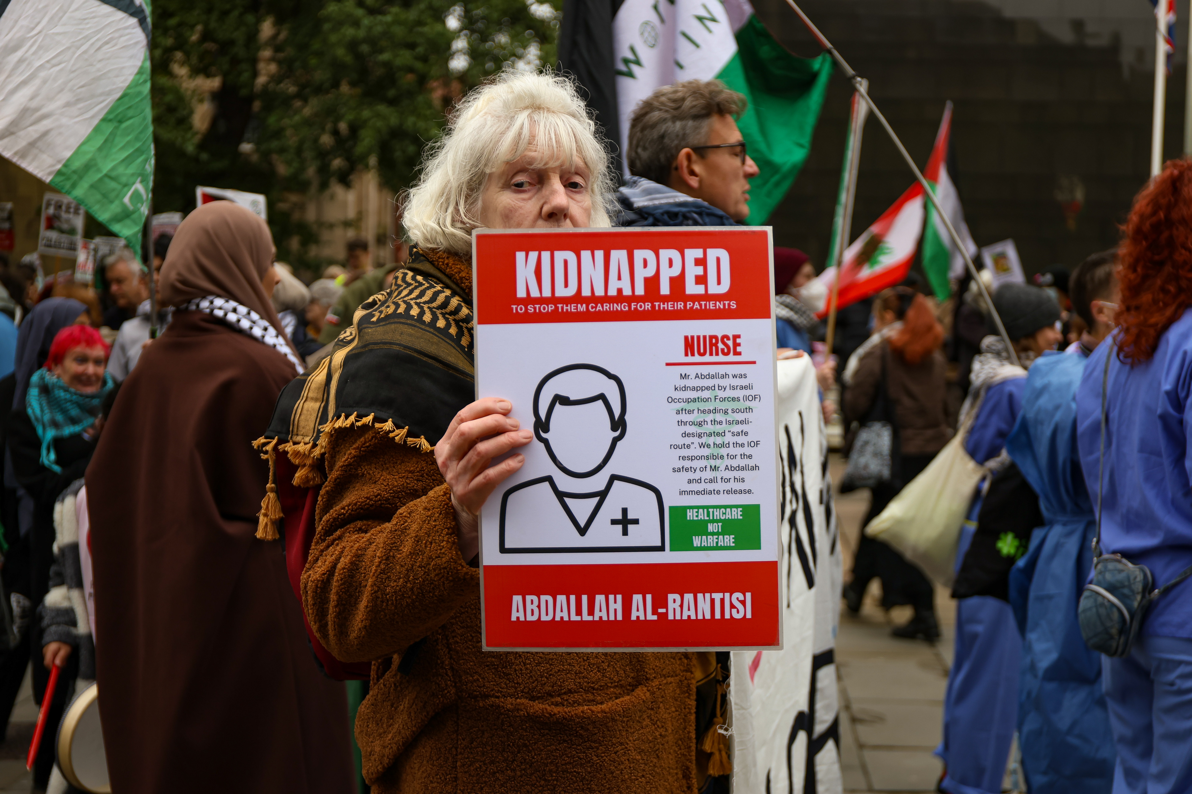 Leeds, march for palestine