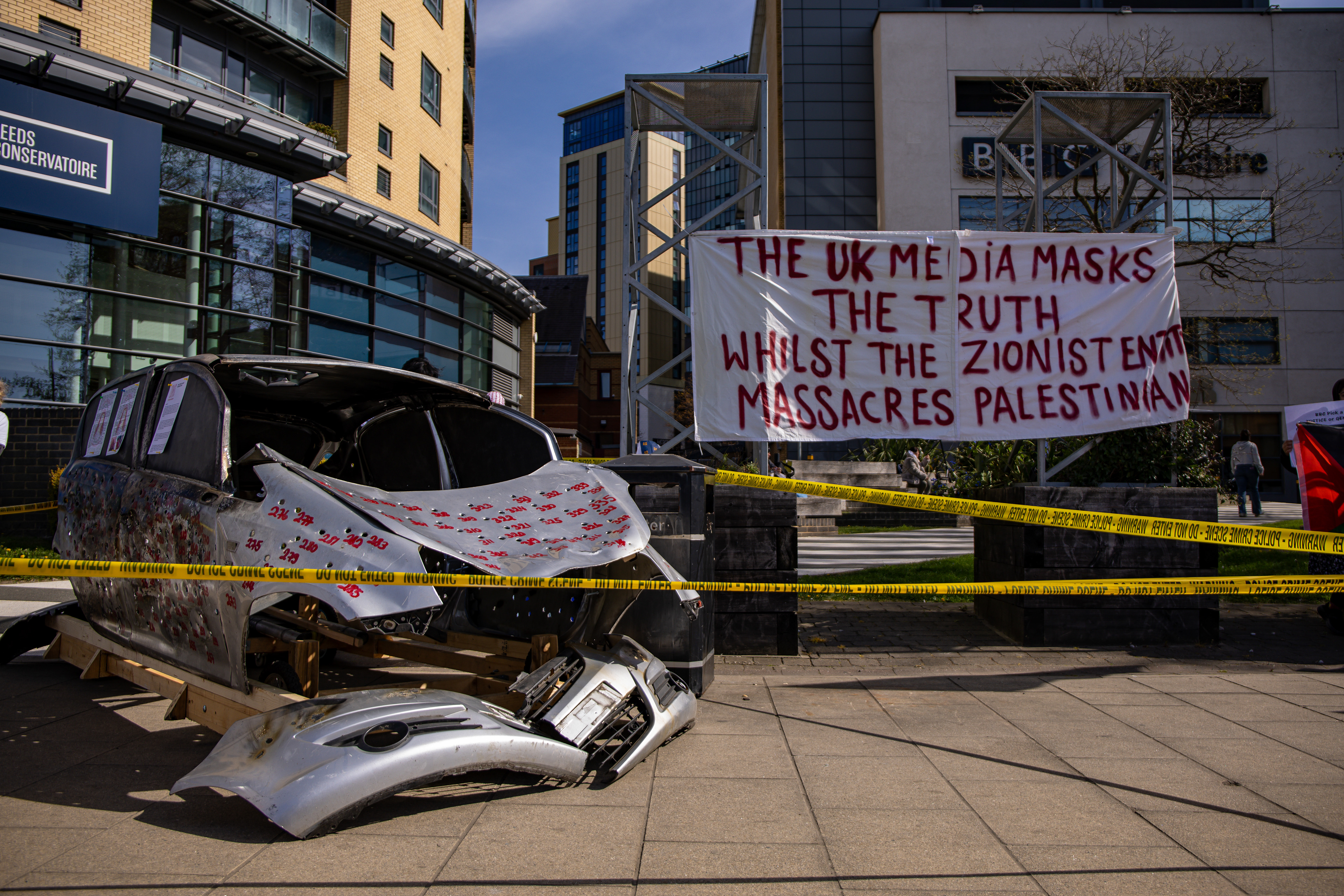 BBC Protest for Palestine