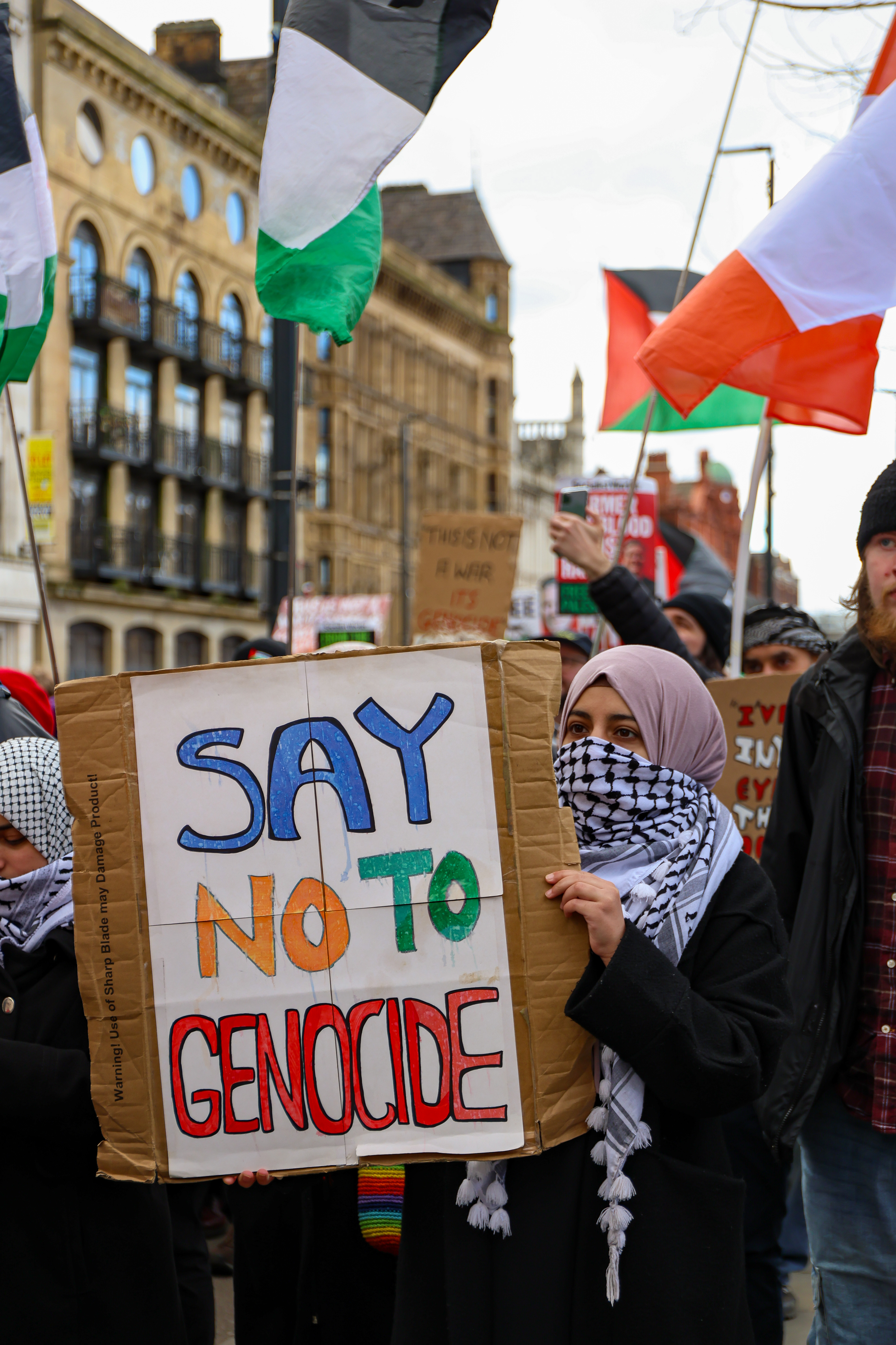 Leeds, march for palestine