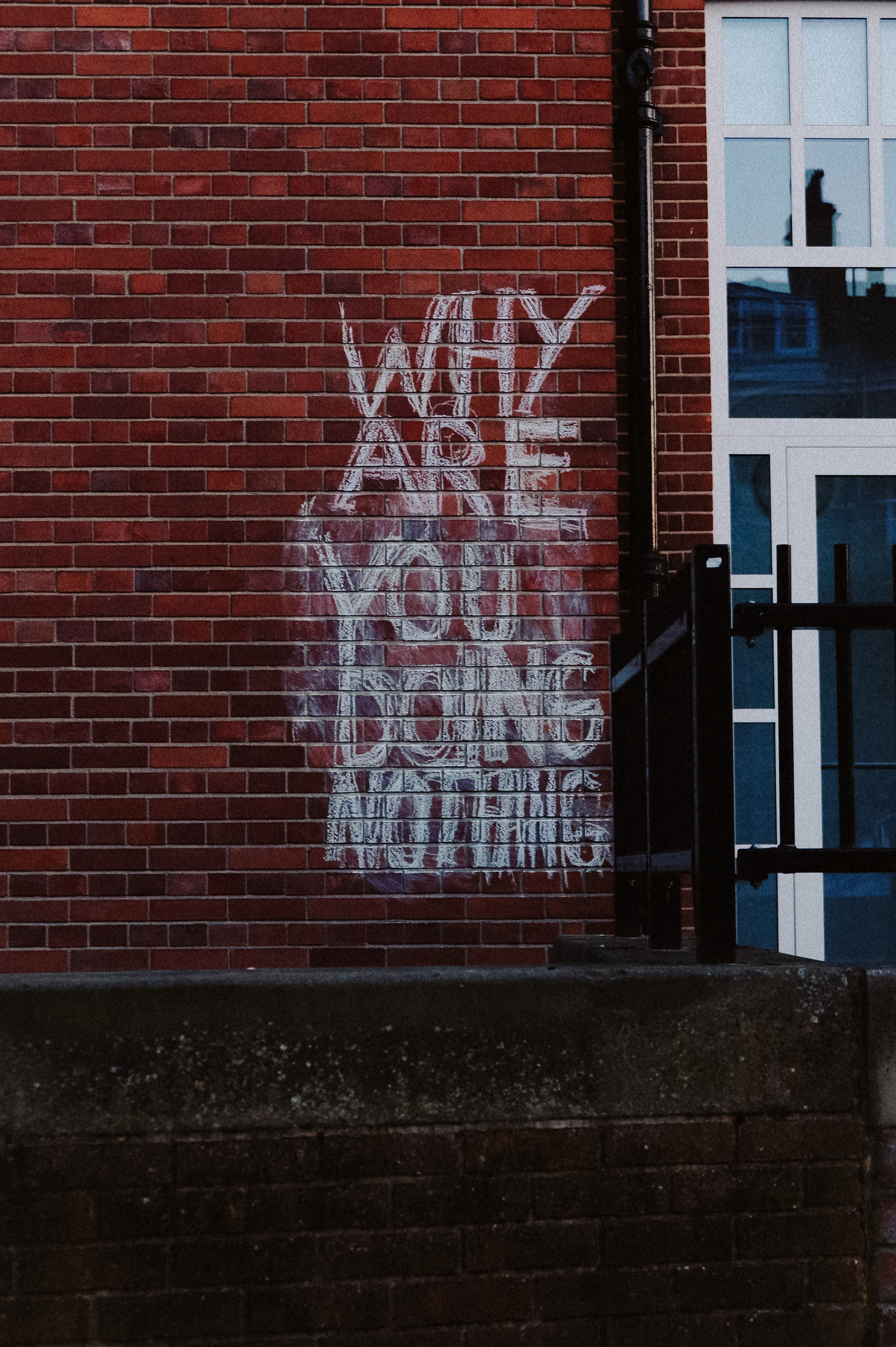 UOL Encampment graffiti