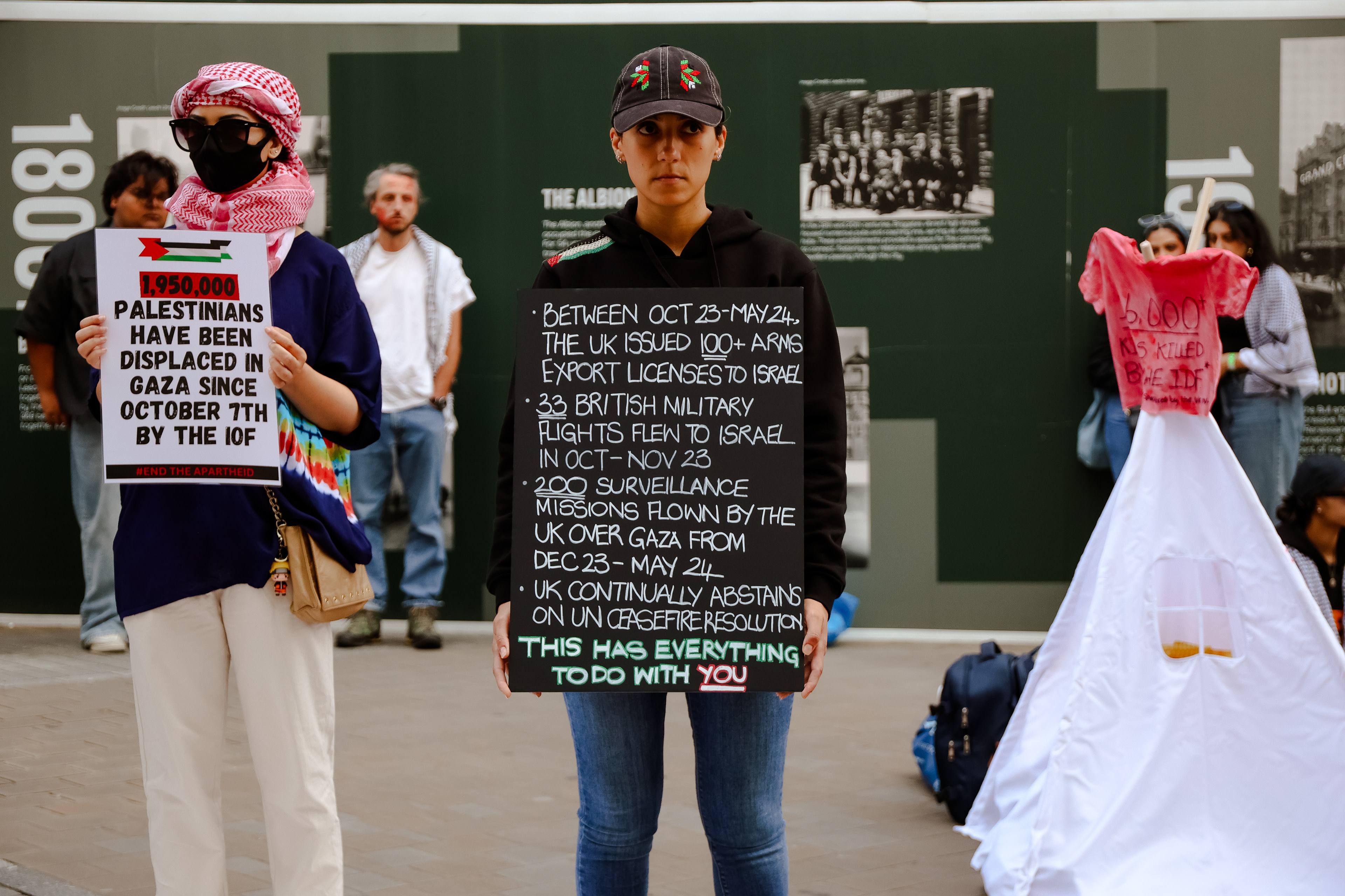 Leeds IGO action for Palestine 2024