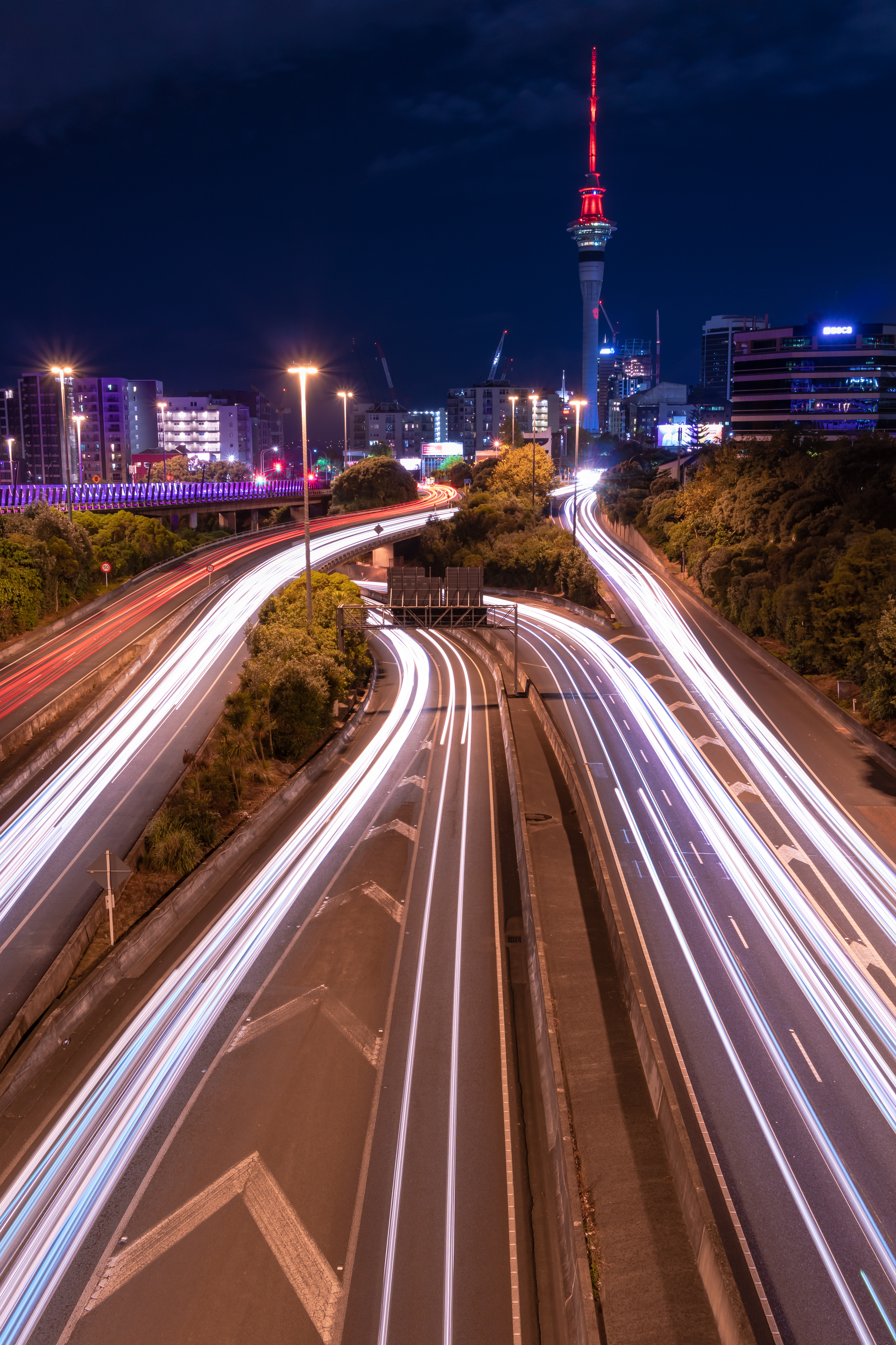 Light Trails, Hopetoun Street, Auckland