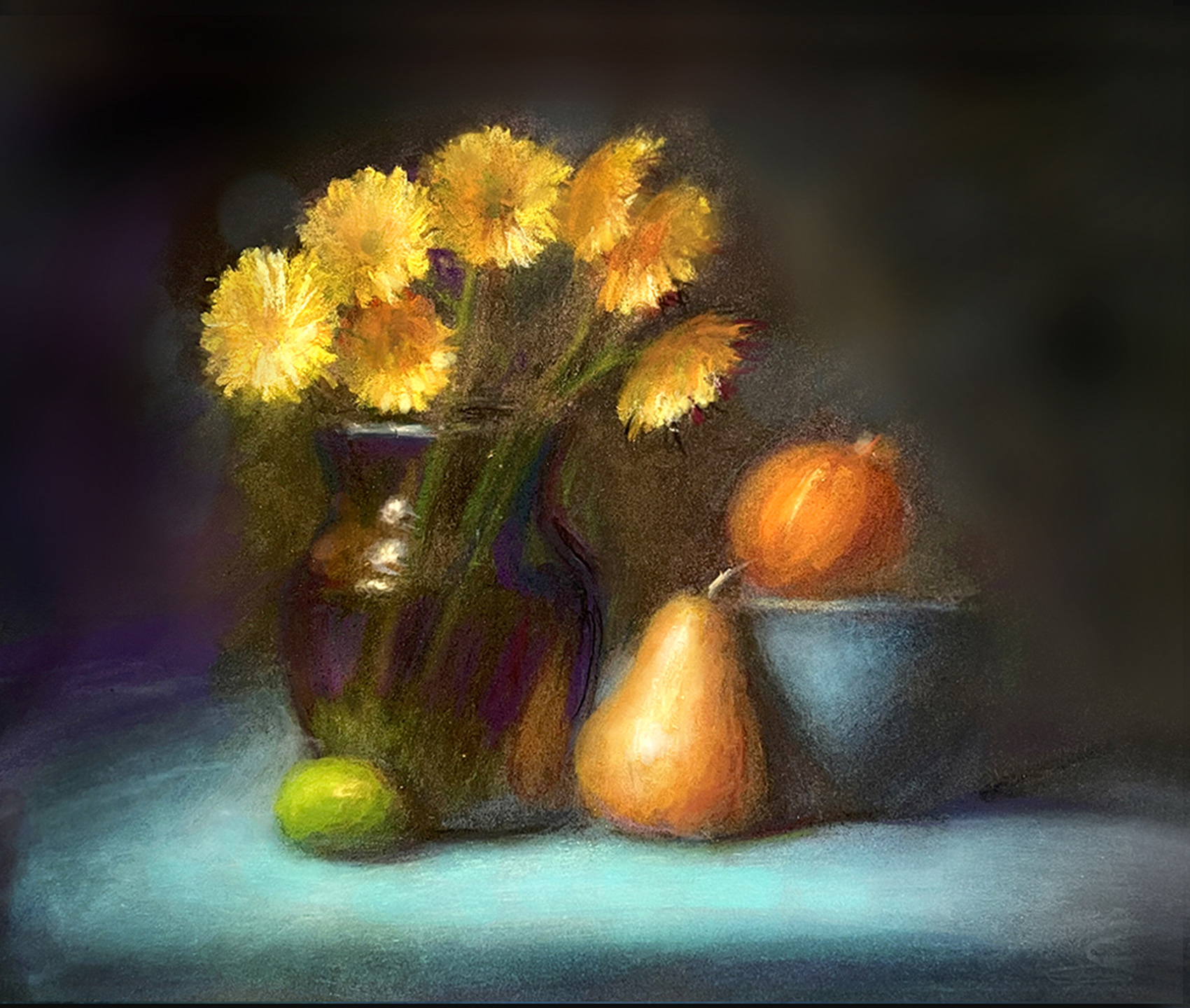 Onion Group, 10x8, pastel