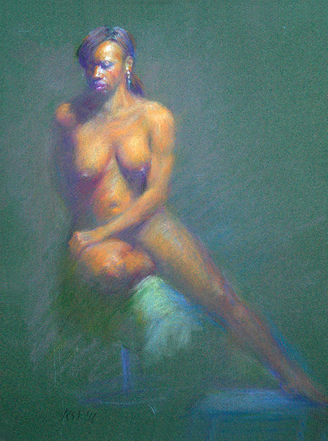 Gail,, 11x14, charcoal