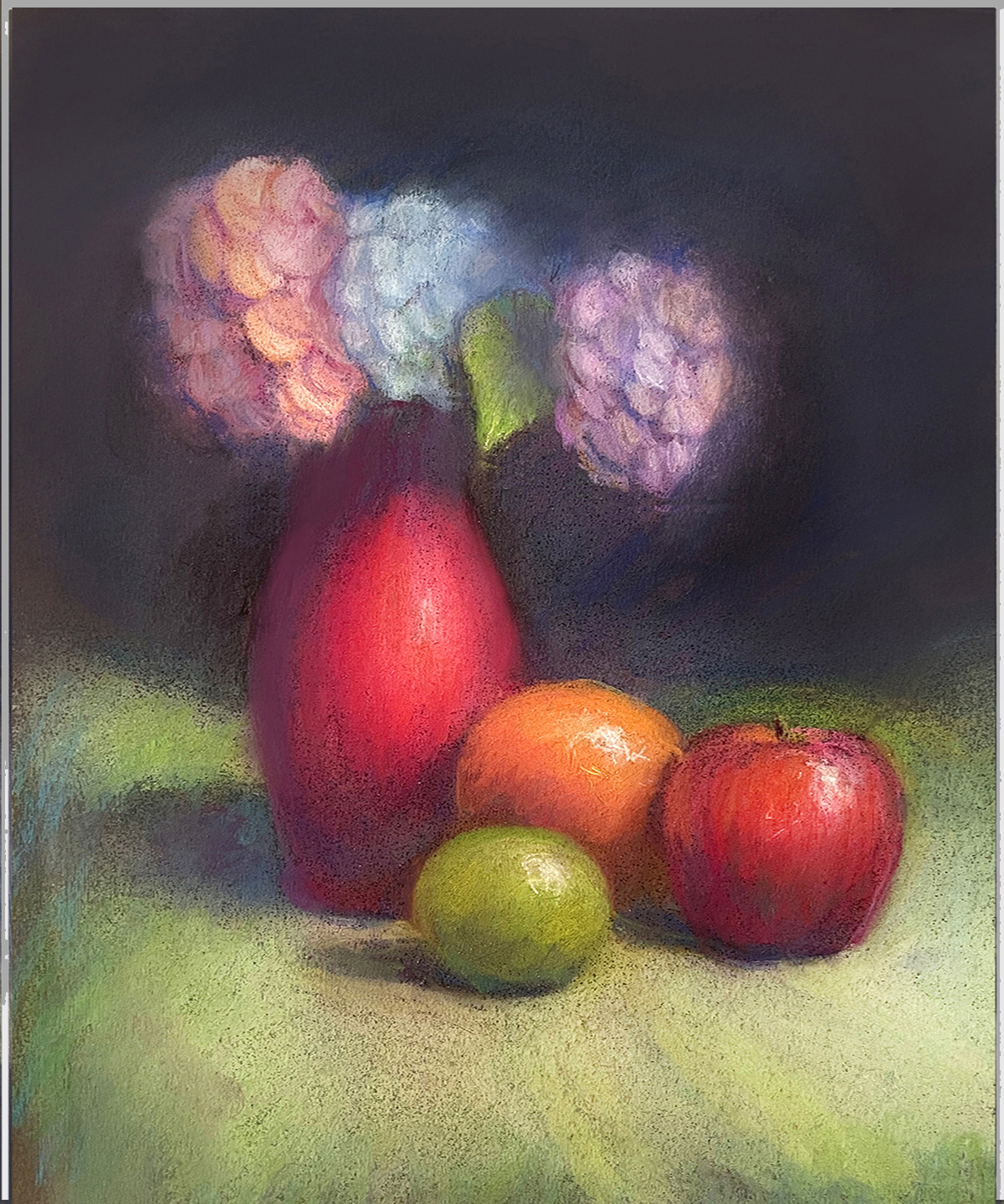 Hydrangeas, 11x14, pastel