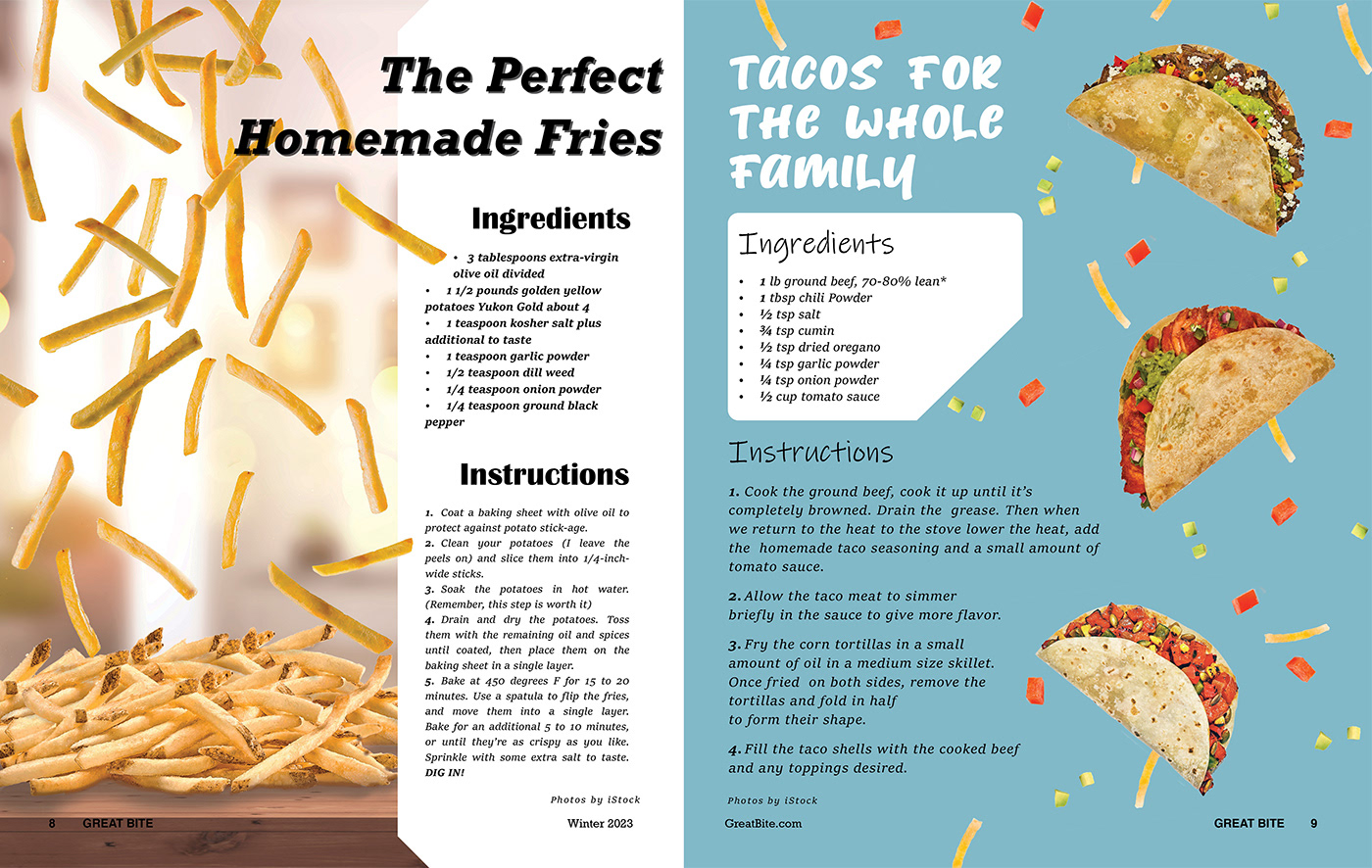 Final Recipe Pages