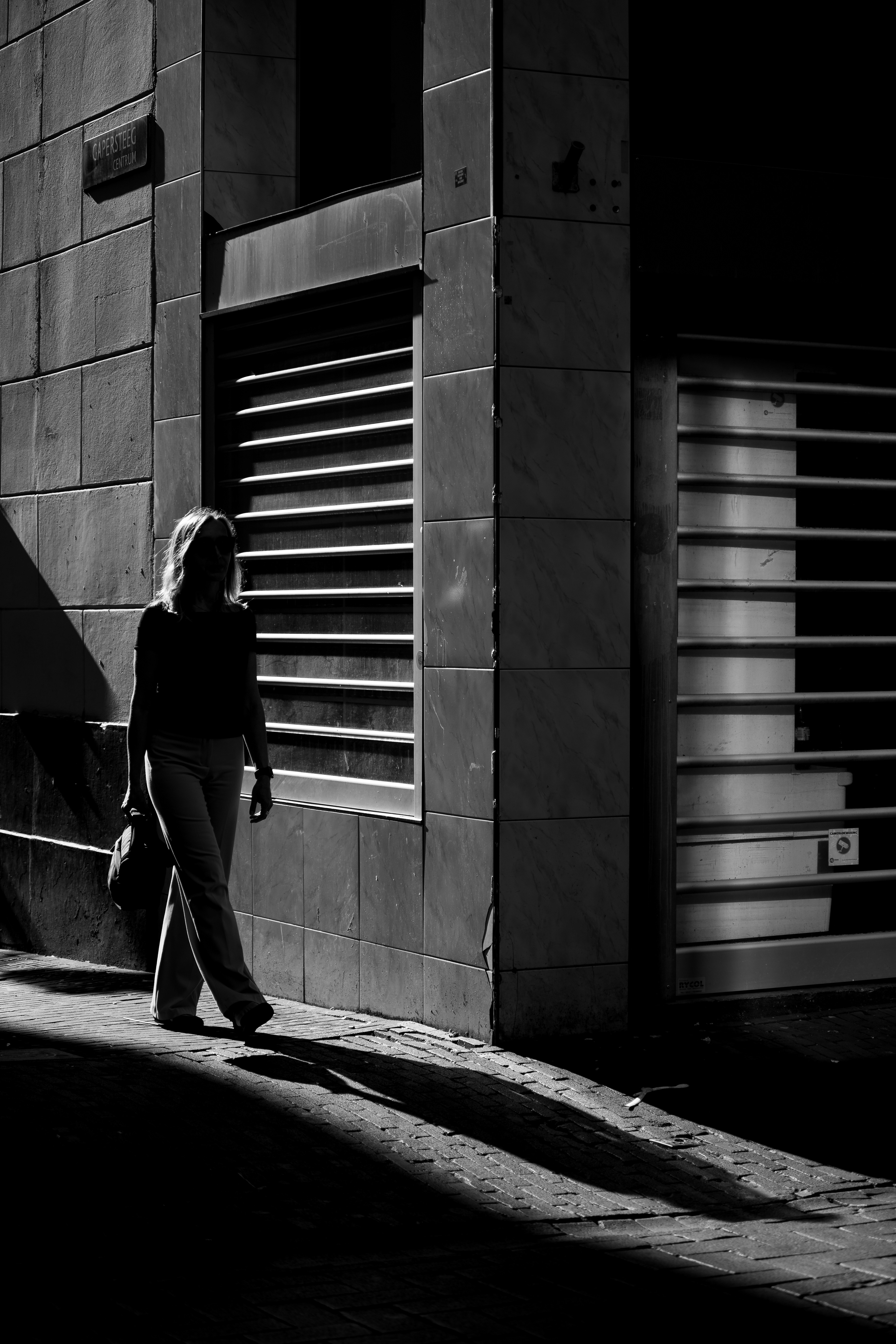 A shadow in Amsterdam