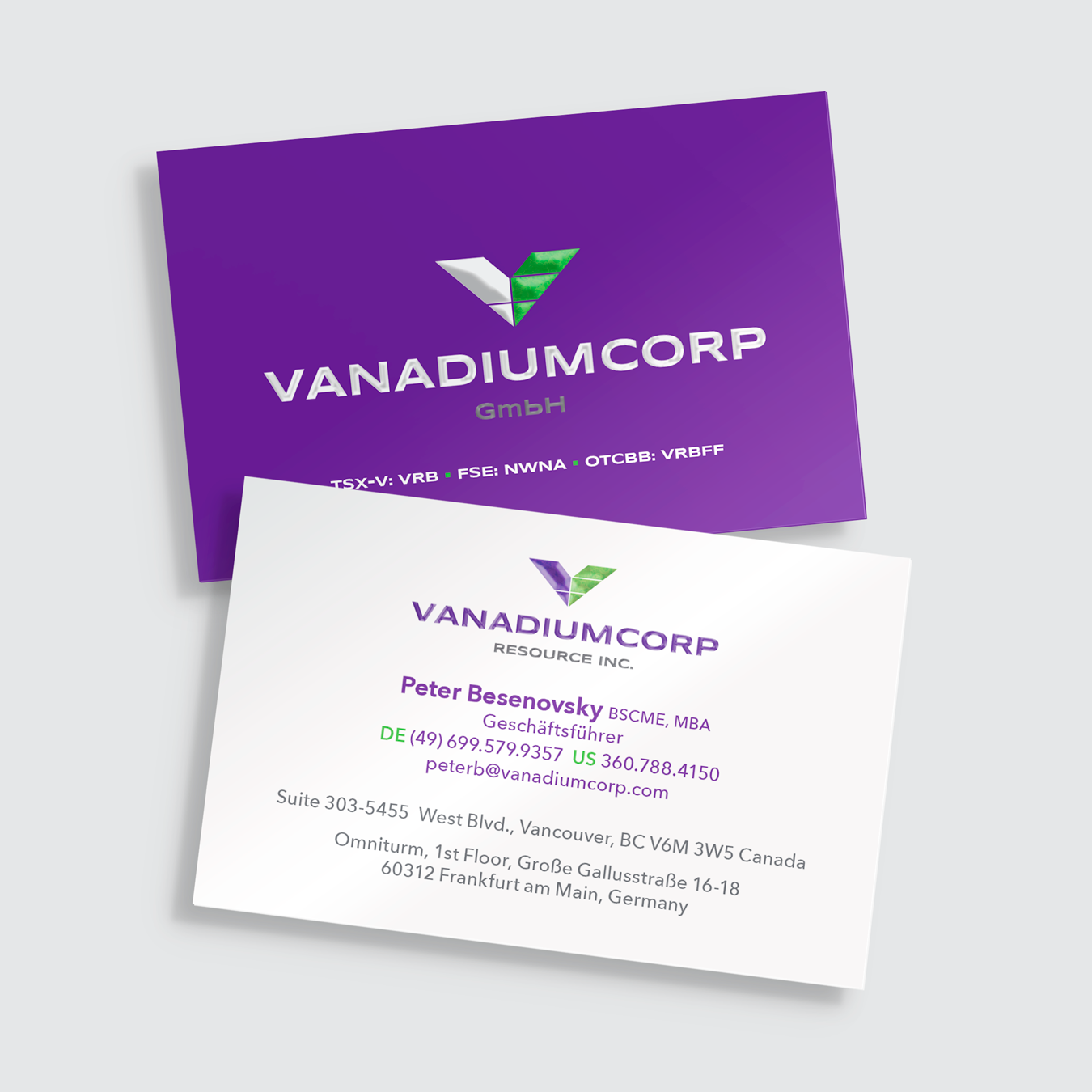Thermography printing in the logos