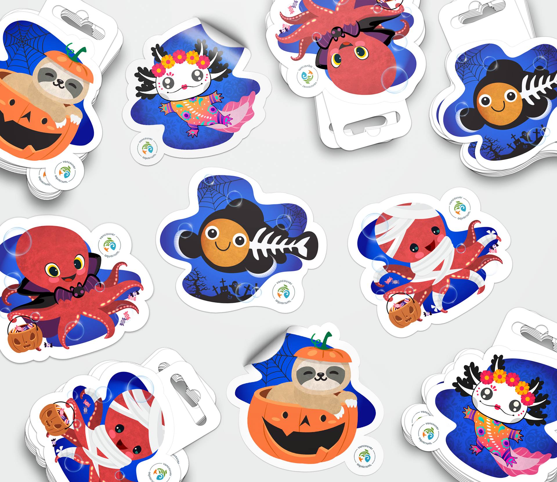 Halloween stickers