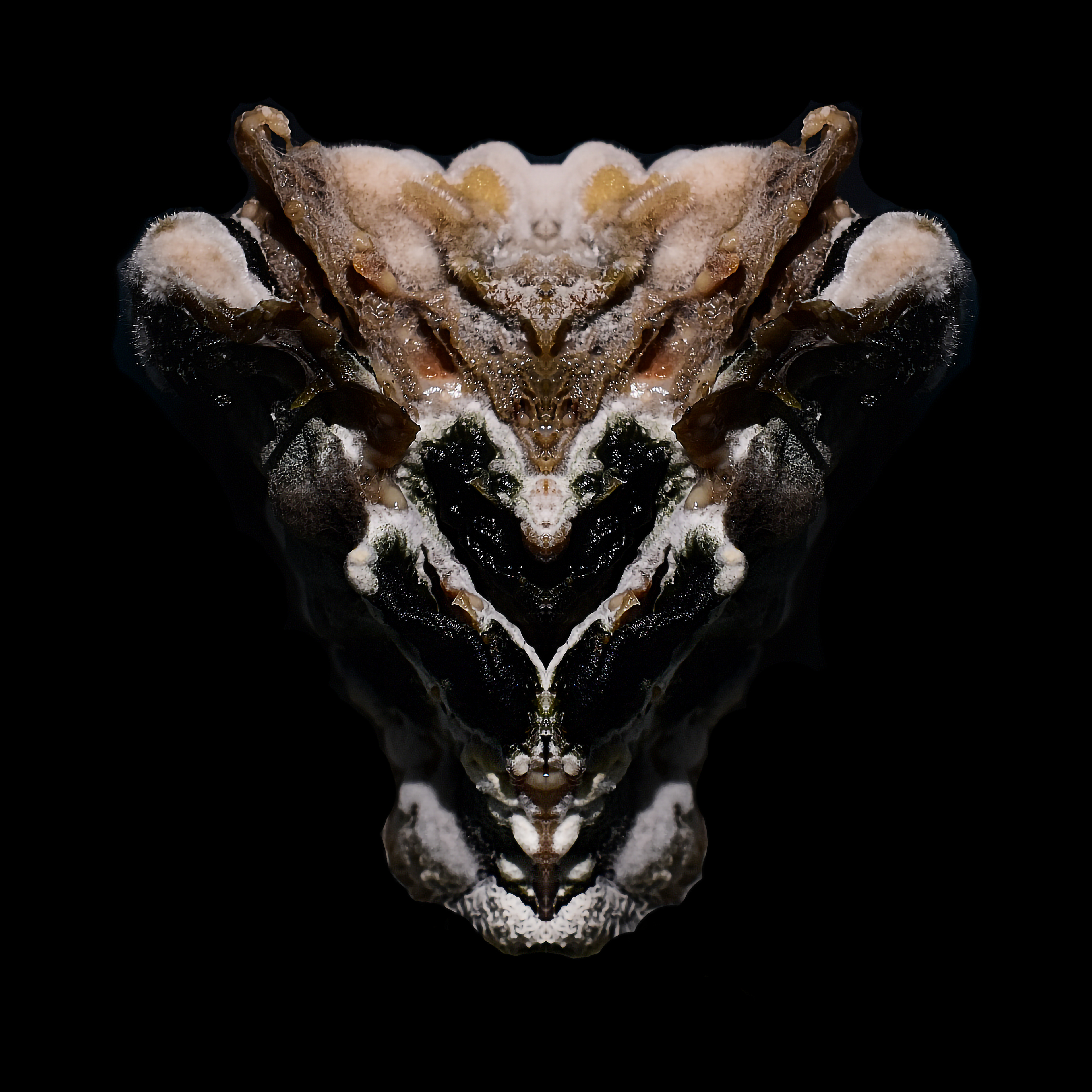 “ASCETISM.3” Victoria Rotaru, 2022 Manipulated photography, 60 x 60 cm