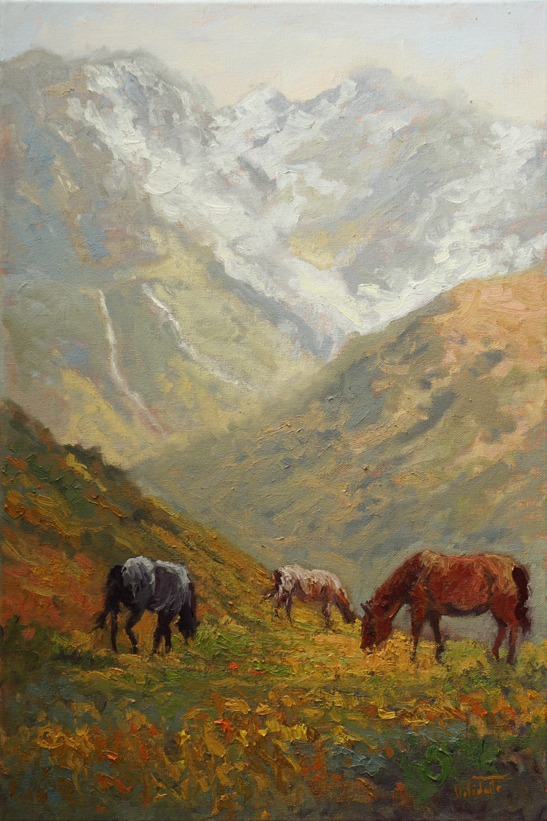“Wild Spirits” Greta Vilidaite, 2022 Oil, 40 x 60 cm