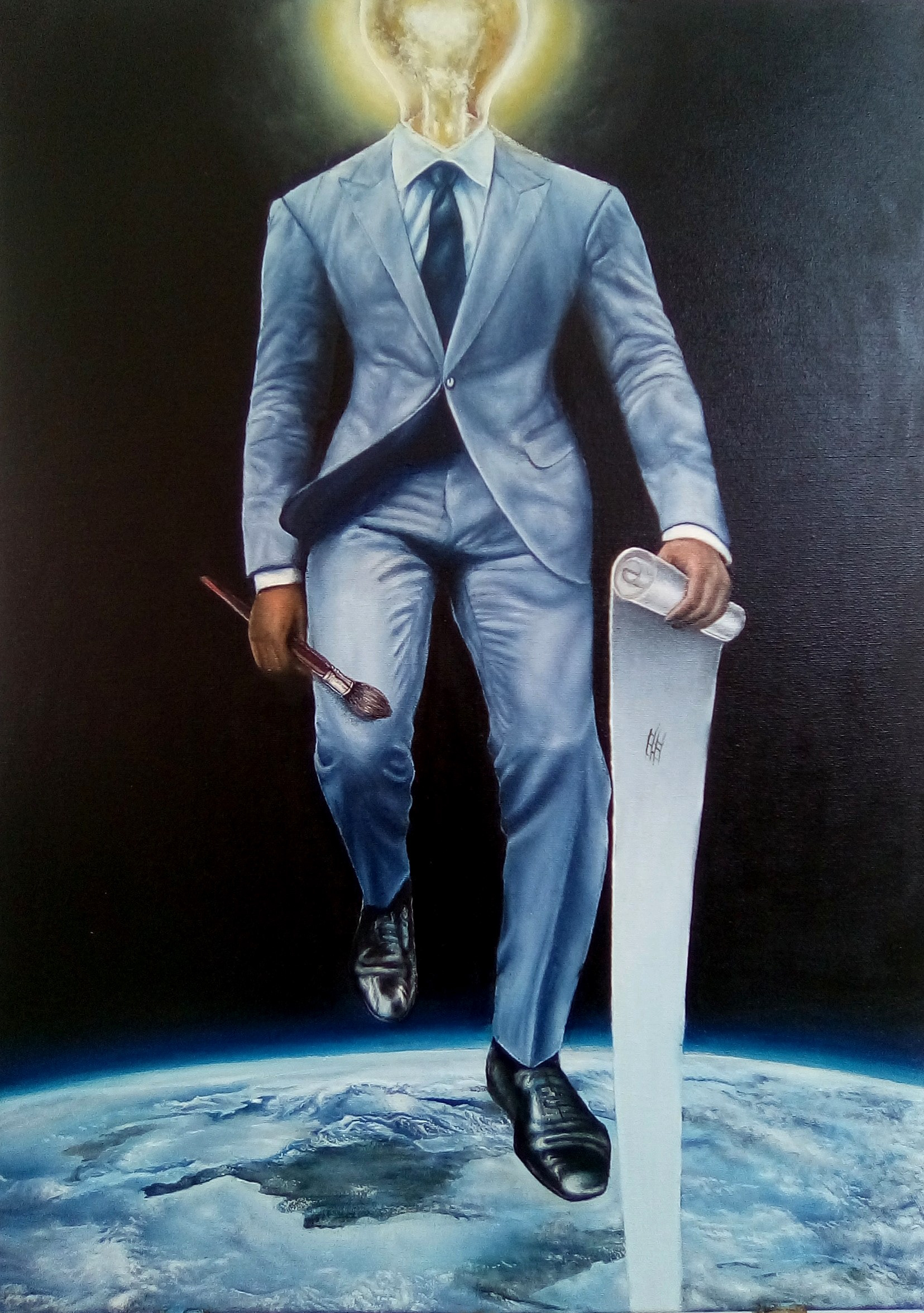 “Elevation” Oil Canvas, 24 in x 18 in Valdengrave Okumu www.valdengraveart.com