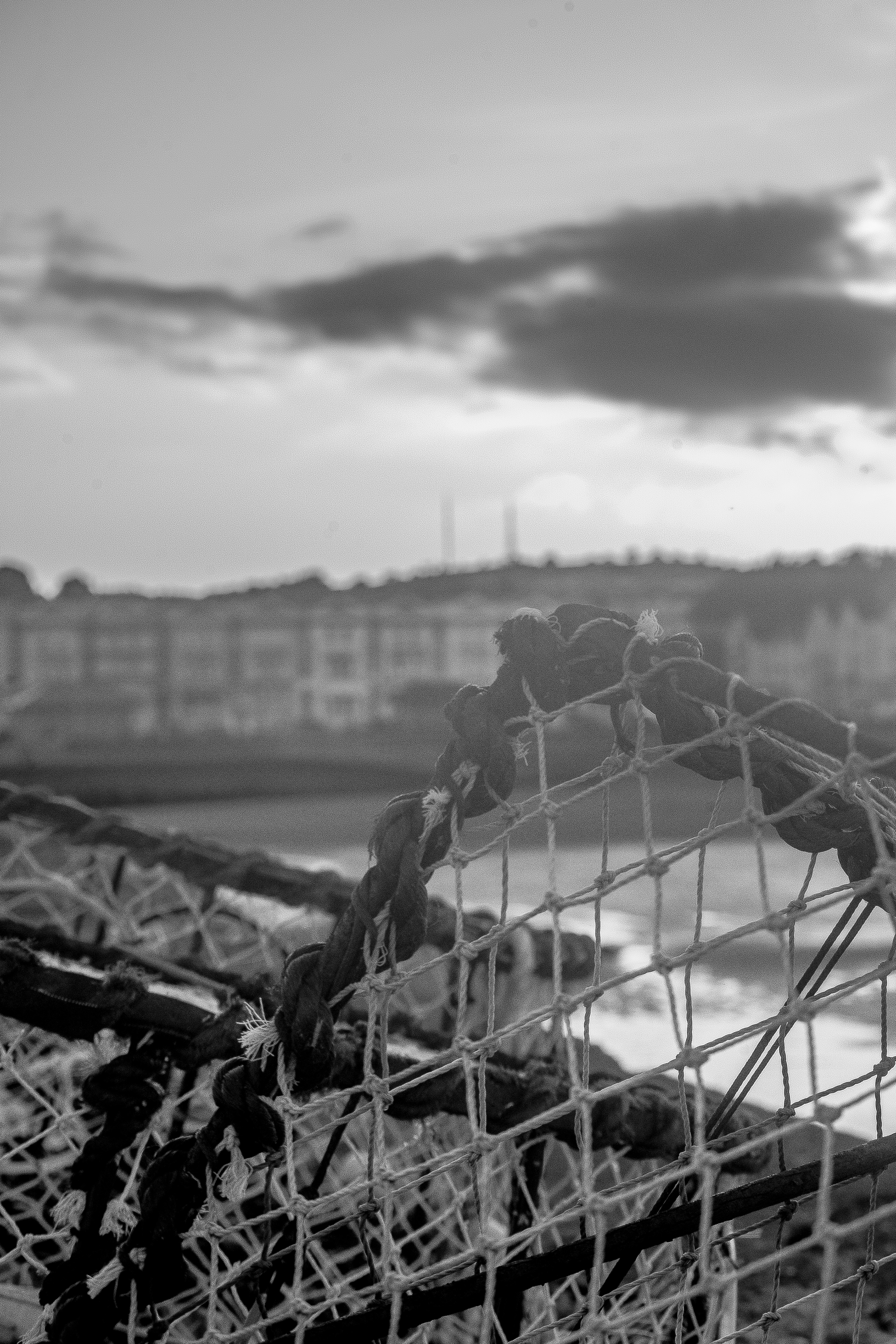 ‘’Captured’’ Jack O’Connell, 2020, Photography Lobster pots in the English Riviera given the dispairing sight of the red sandy beach and surrounding colourful victorian architecture before being laid into the sea for their months at work seeing nothing but darkness.