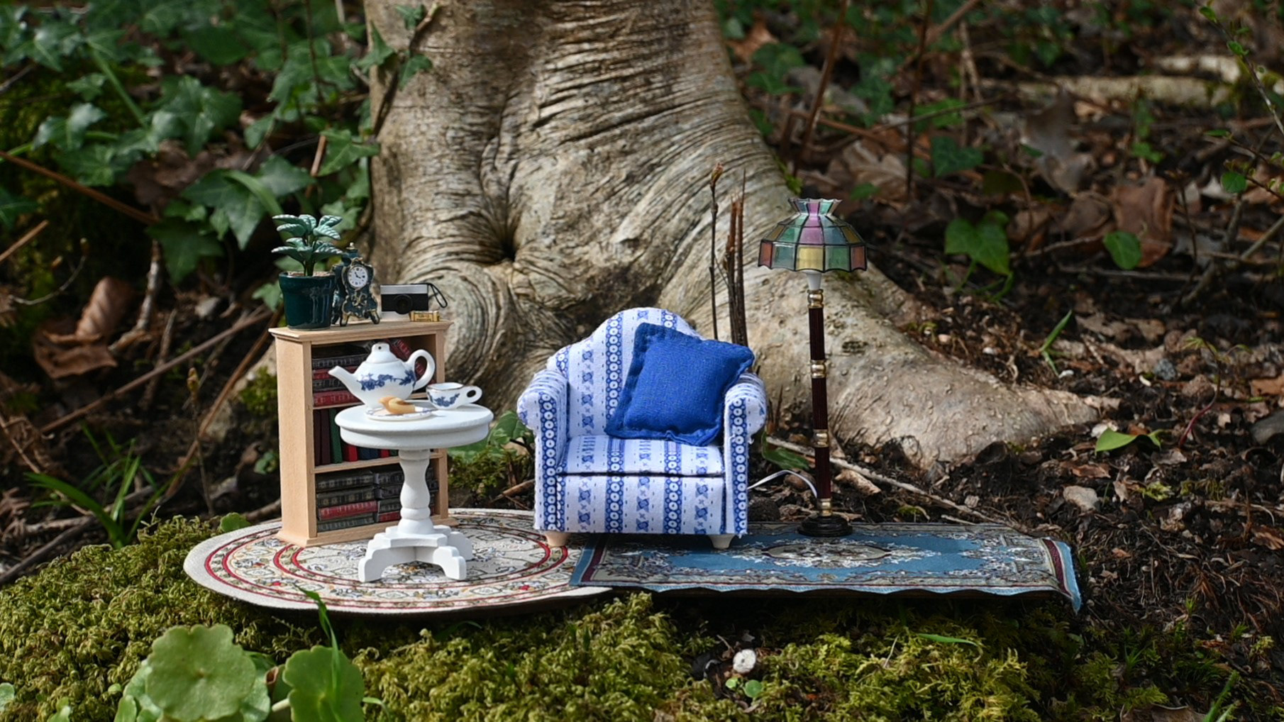 “The home is ...” Amy Bucki, Photography, 2024 “Where is Home ? Is it a place ? A building ? A state of mind ? This is a photography project using miniatures and landscapes that aims to juxtapose traditional, domestic scenes of relaxation, onto unusual and contrasting surroundings. In our busy and stress-filled lives, we all need somewhere to just unwind and leave the world behind.” @bucki_photography