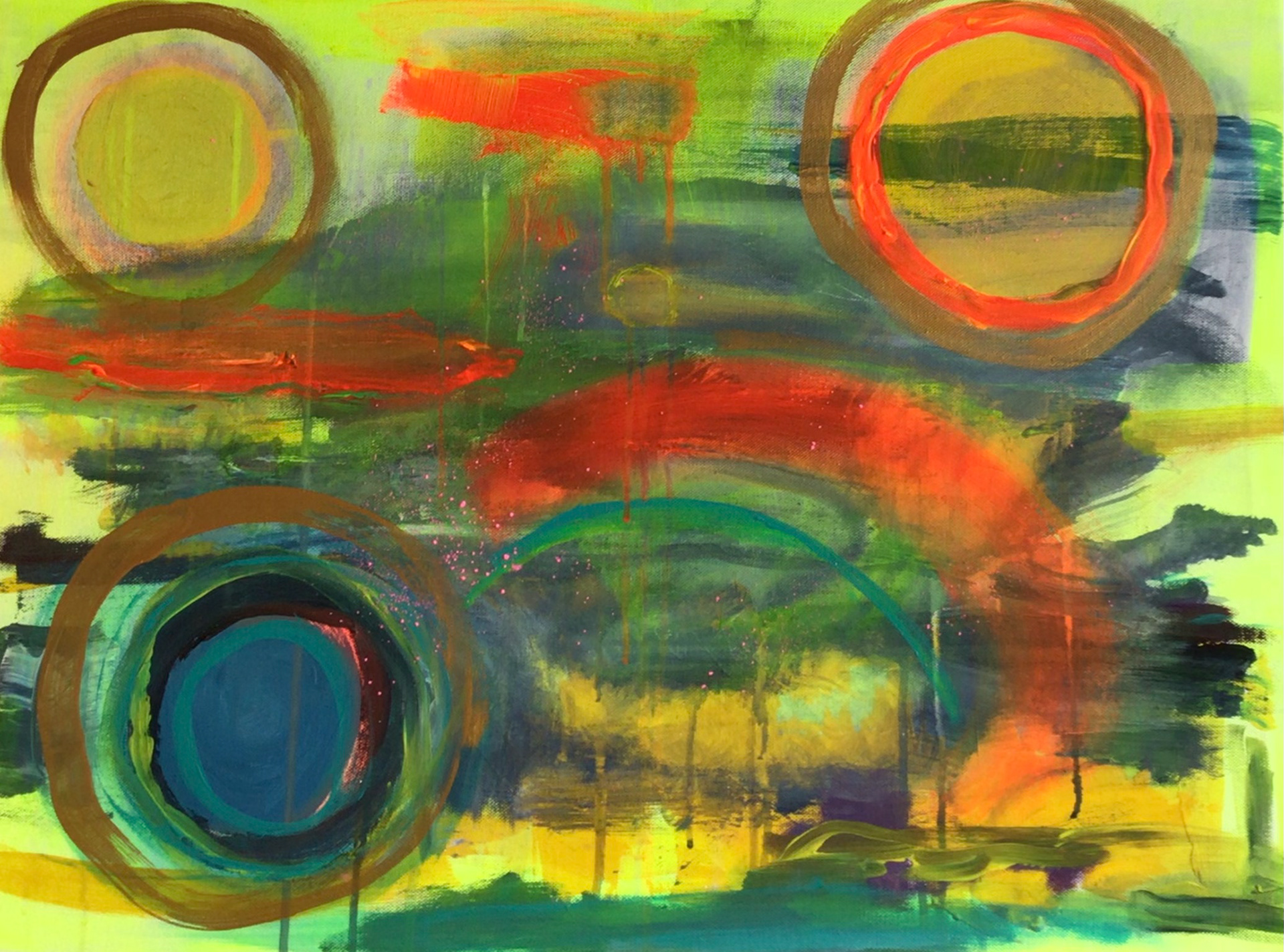 ‘’Untitled’’ Tina Morris, 2020, Mixed media Painting on canvas @tinamartist Instagram Tina Morris Facebook