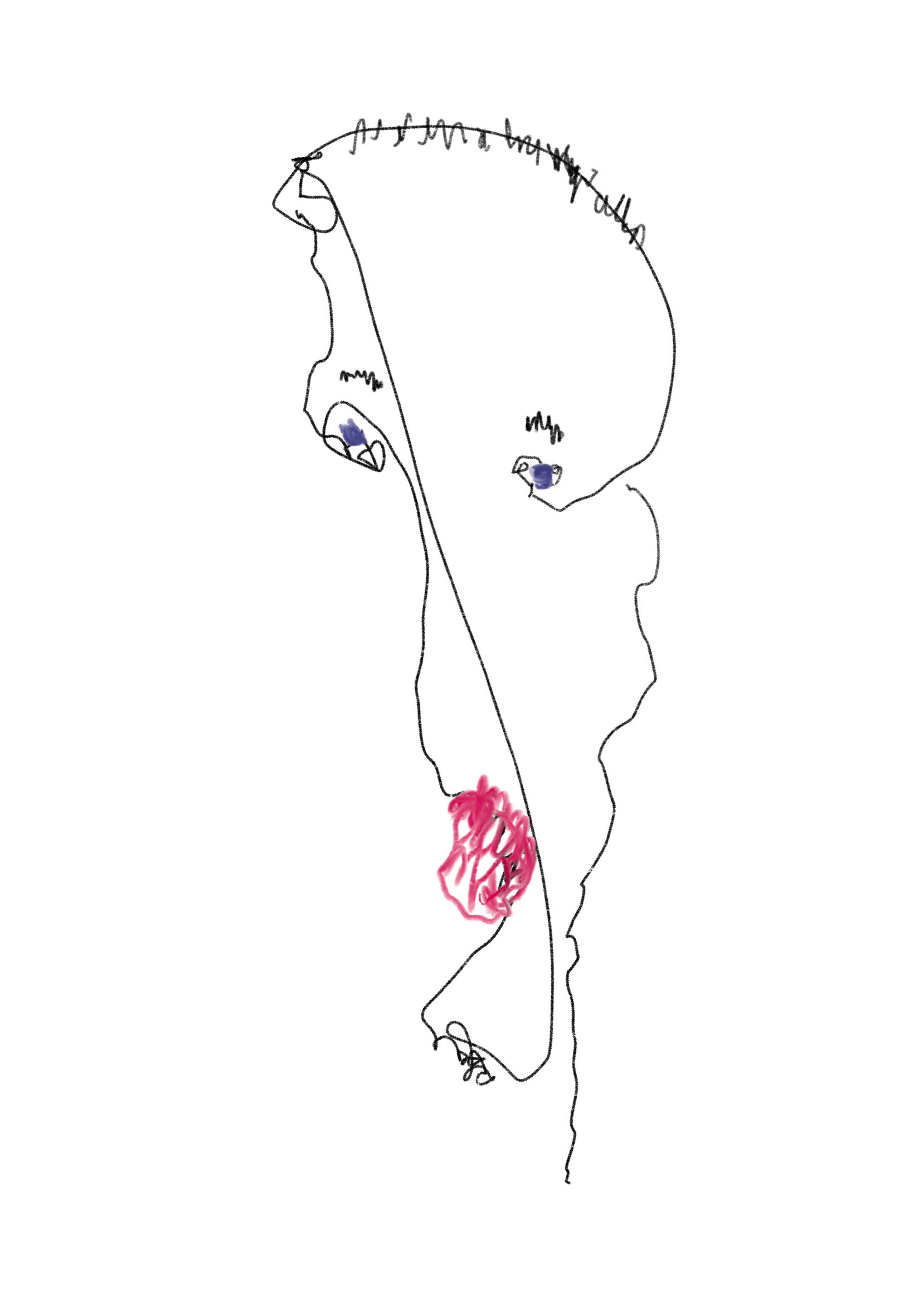 “Skinny” Victoria Vimbet, 2022 Inkjet on canvas 90 x 120 x 2 cm