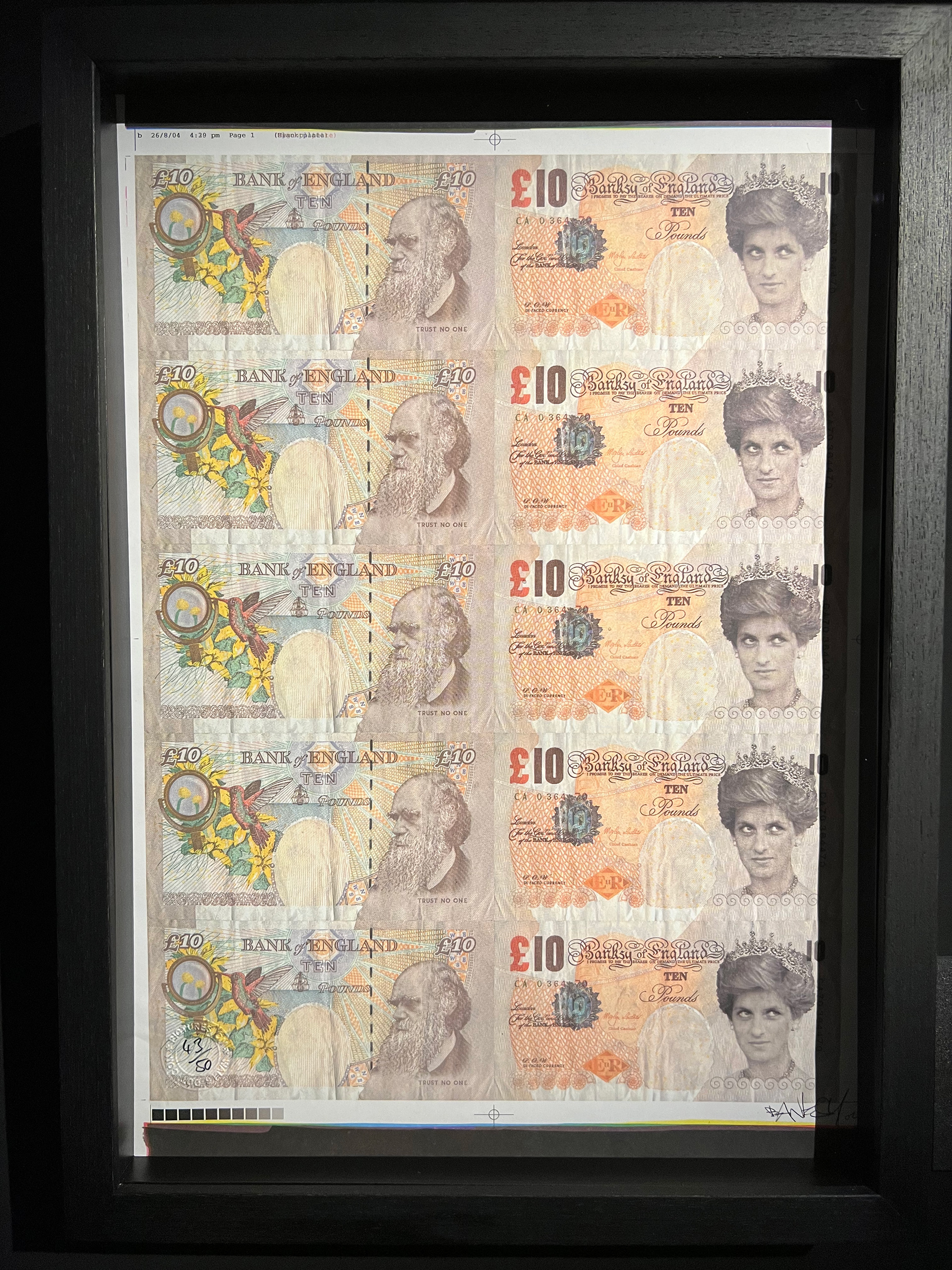 Princess Diana £10 notes, 2004