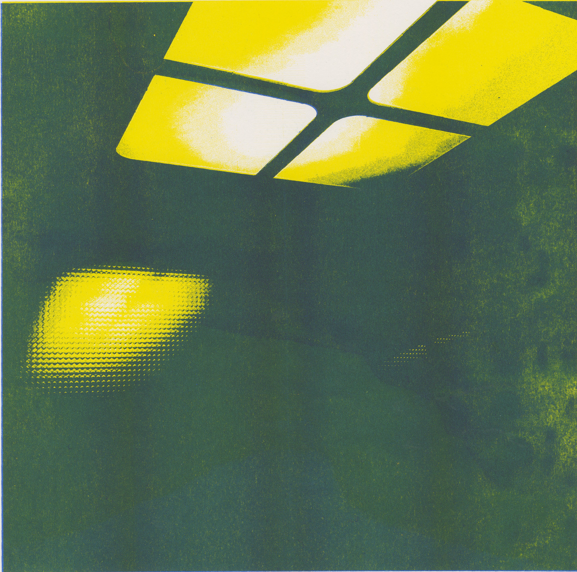 Elevator (risograph), 2018