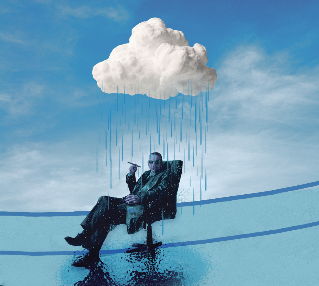 ¿El agua no cae del cielo? ¡De dónde, si no!