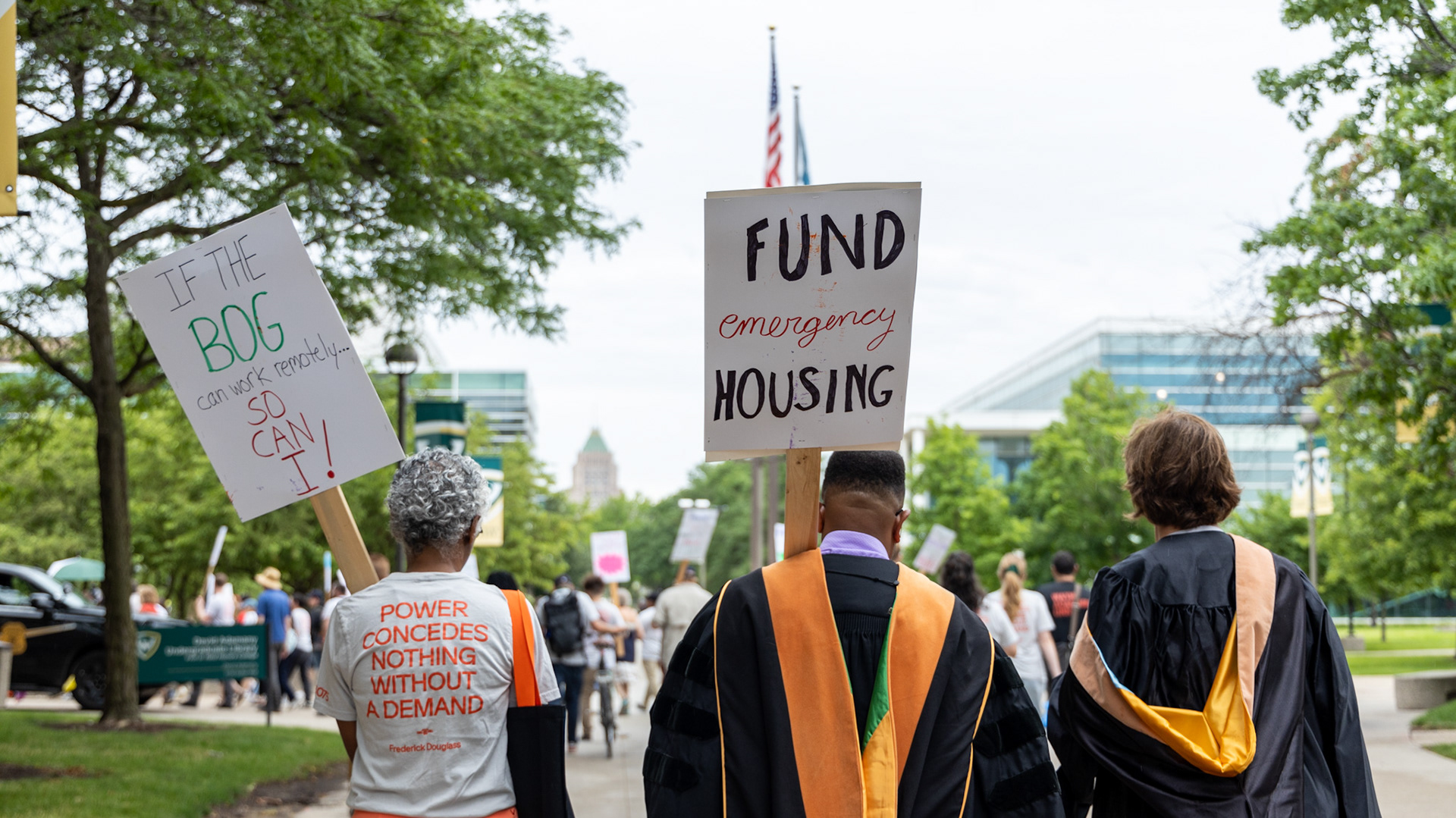 Protest at Wayne State University 5/27/24