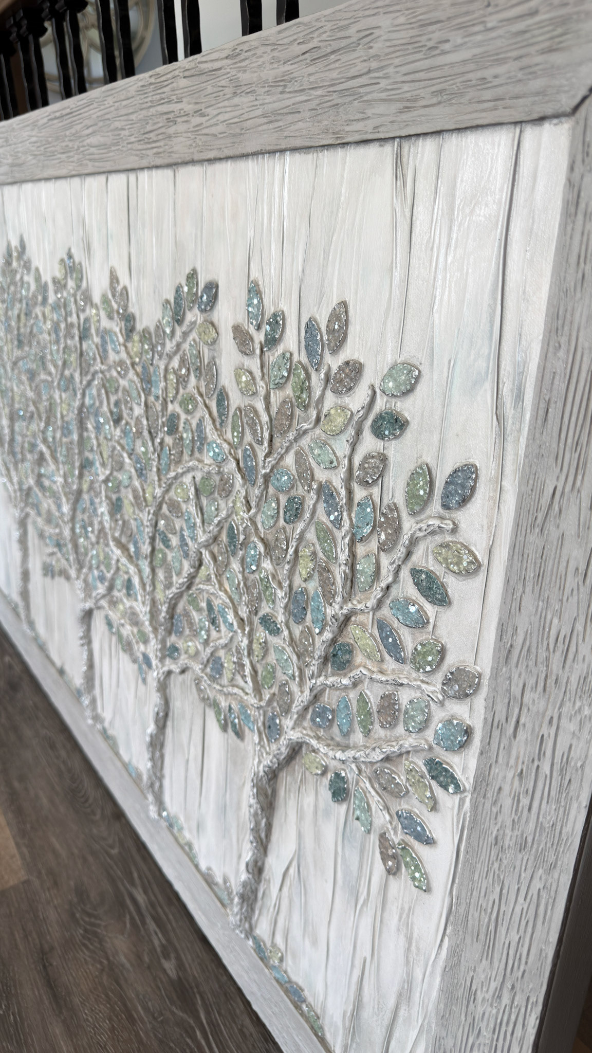 faux wood frame