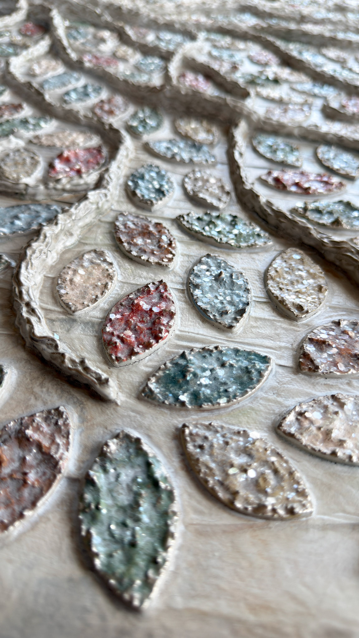 Close up of leaf colors