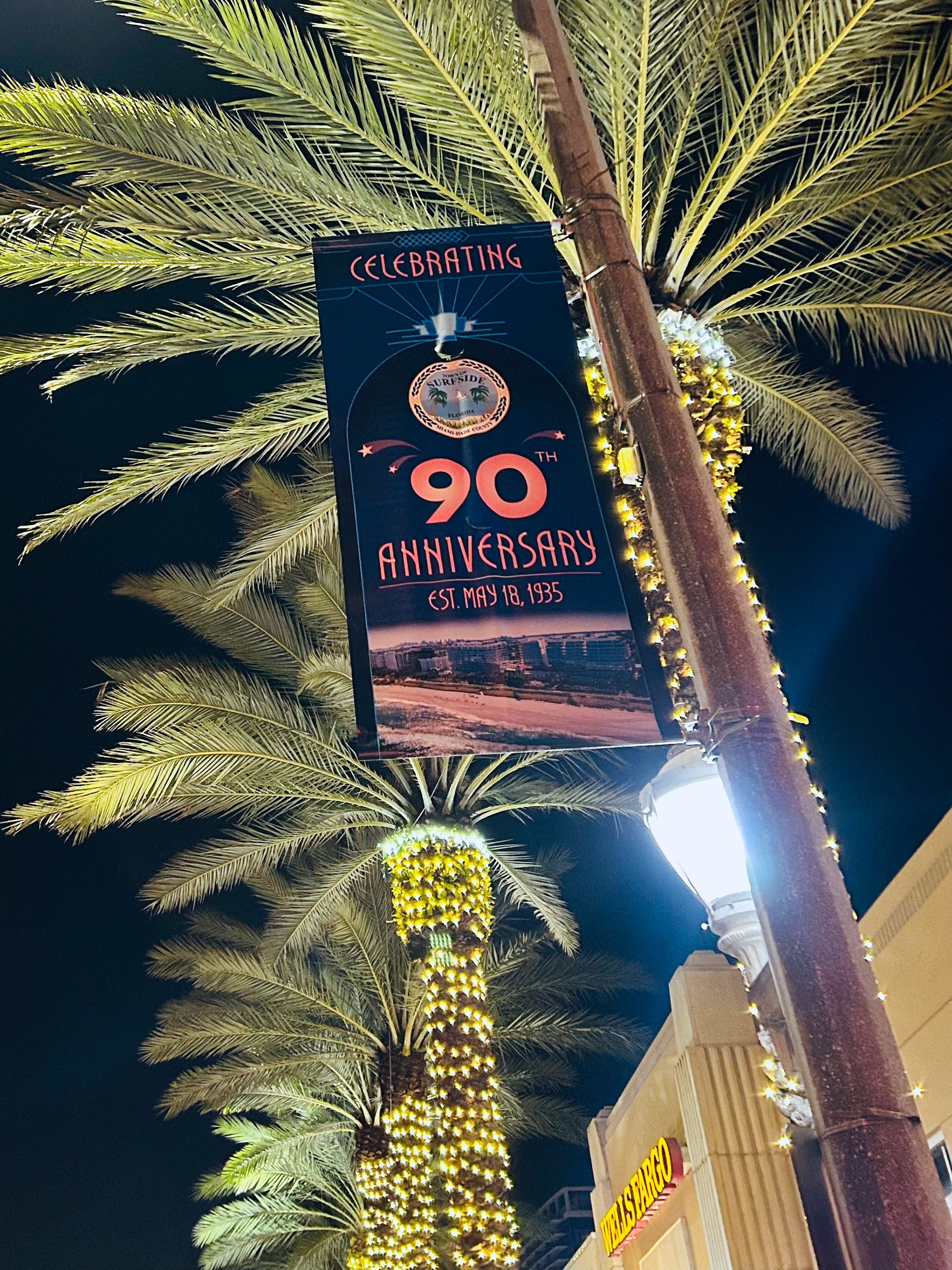 90th Anniversary street banners