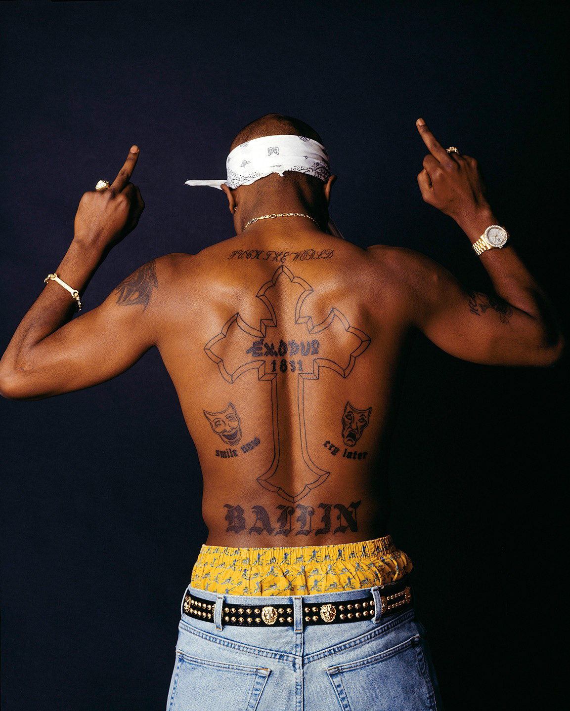 Chi Modu's best photograph: Tupac Shakur lets his guard down, Tupac Shakur