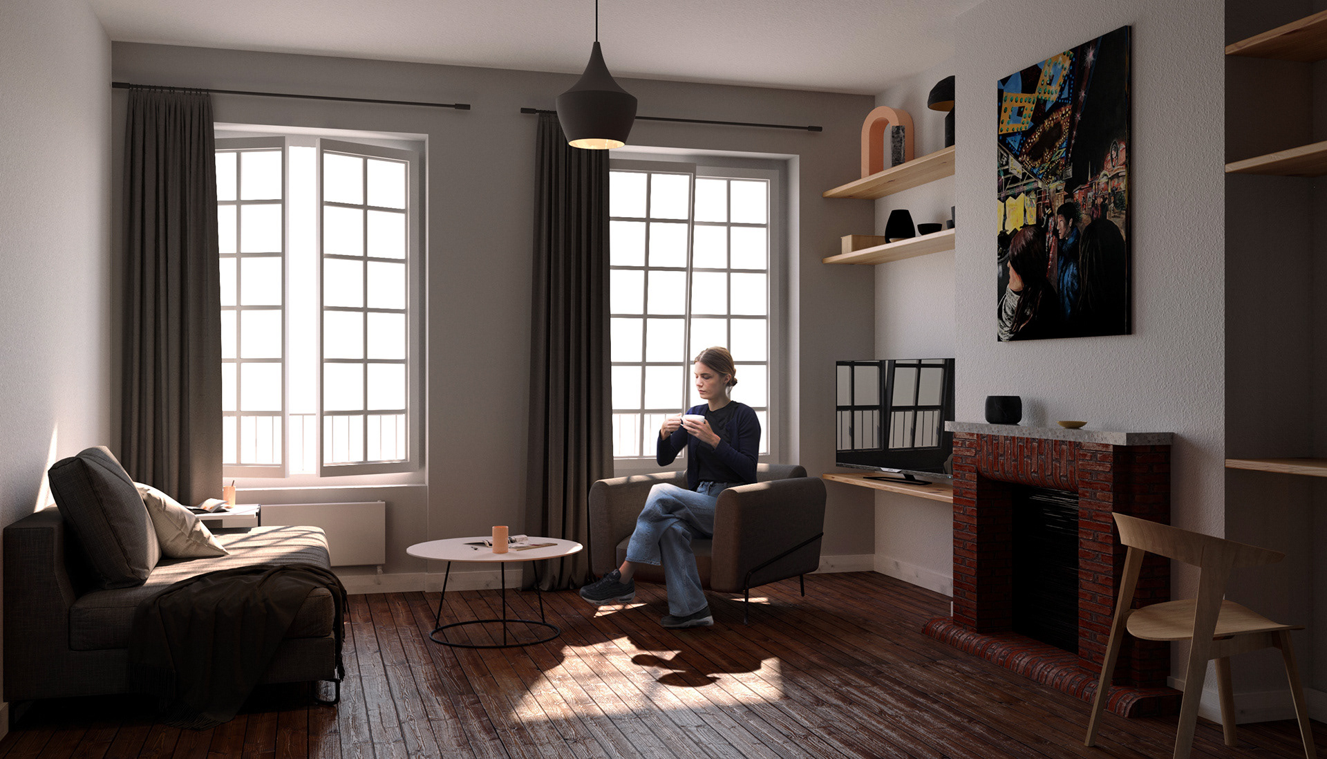 séjour visuel 3D