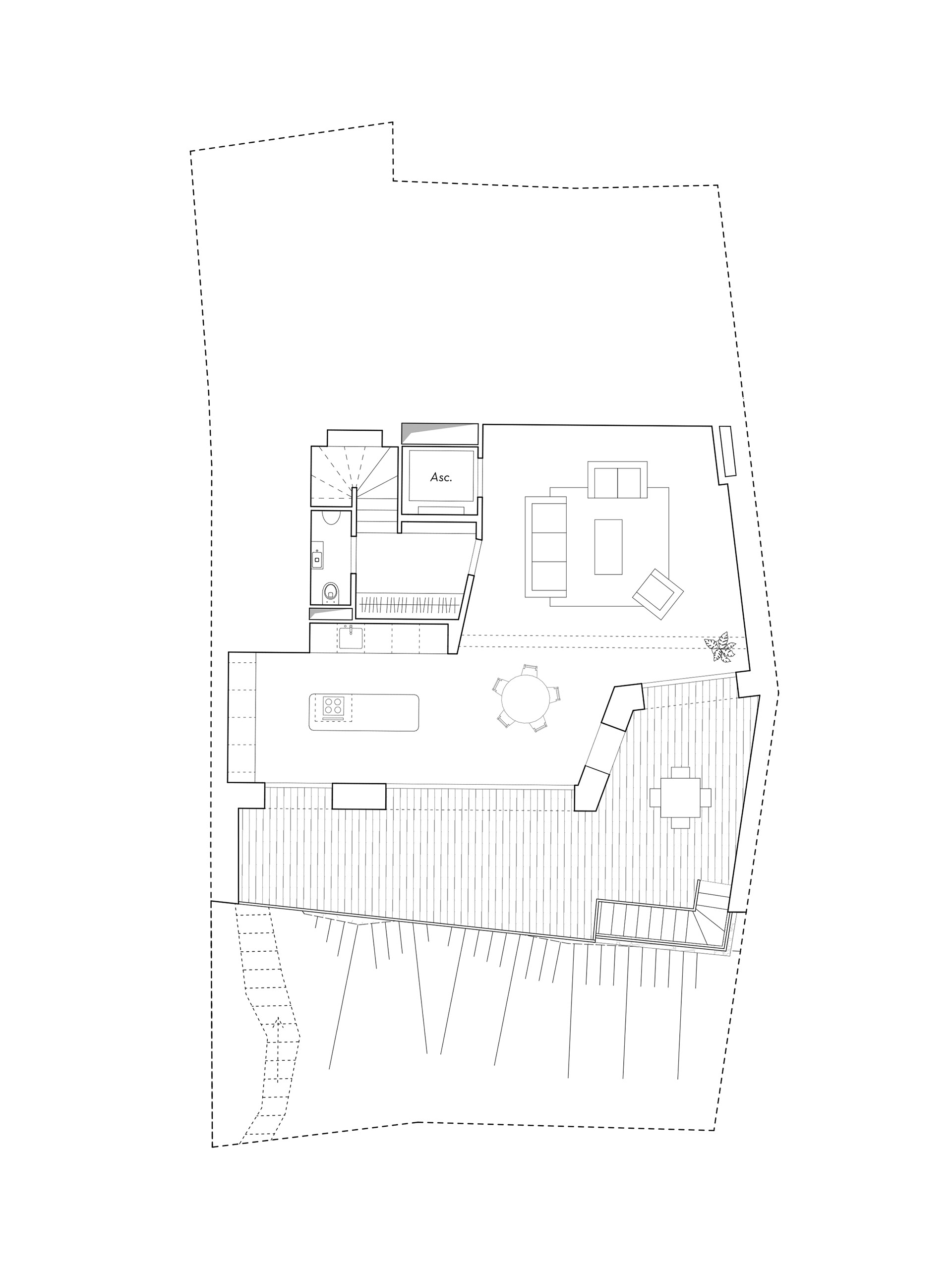 Plan RdC - Projet - La Corderie