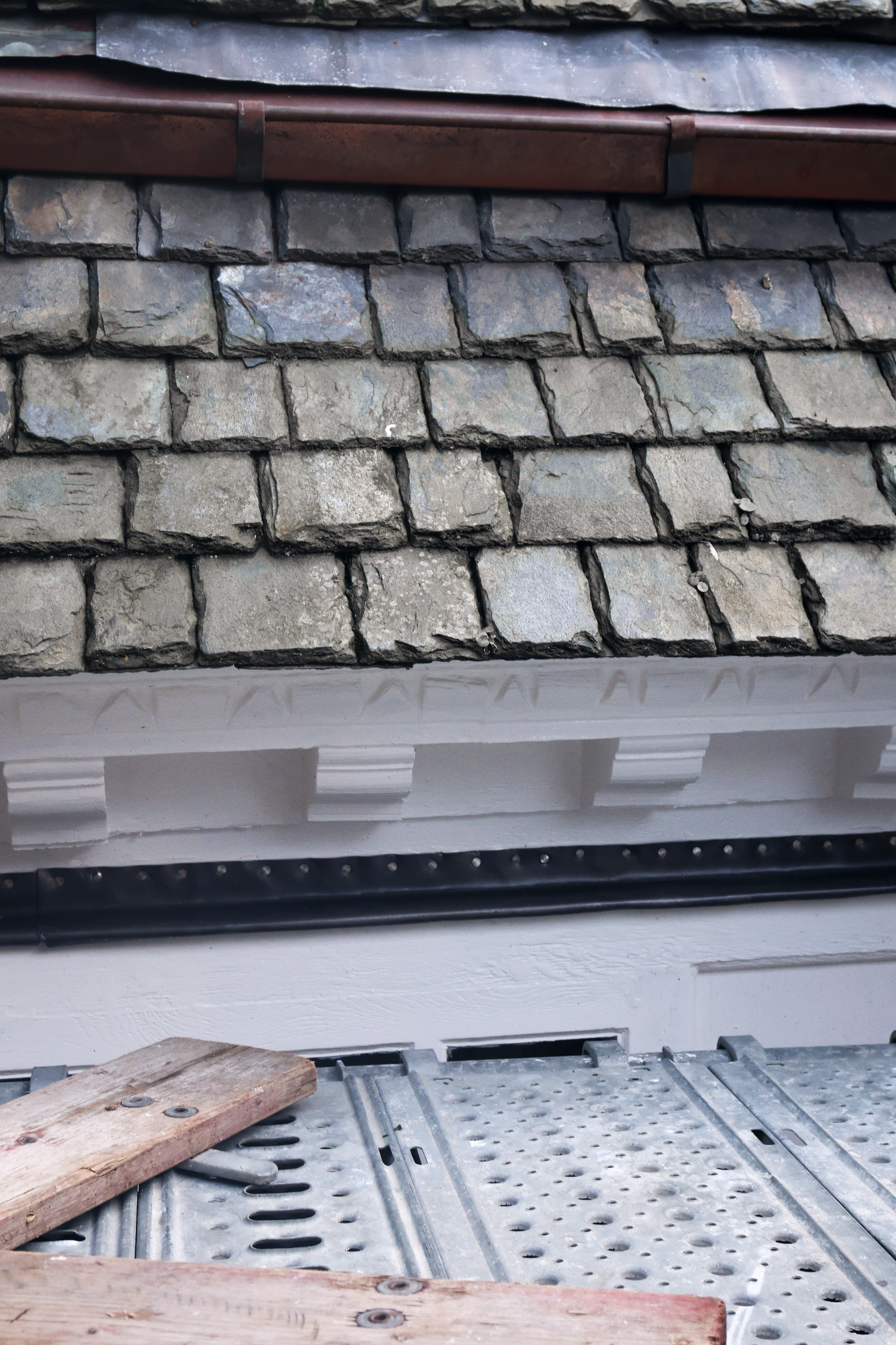 Détails  Encorbellement et Solin