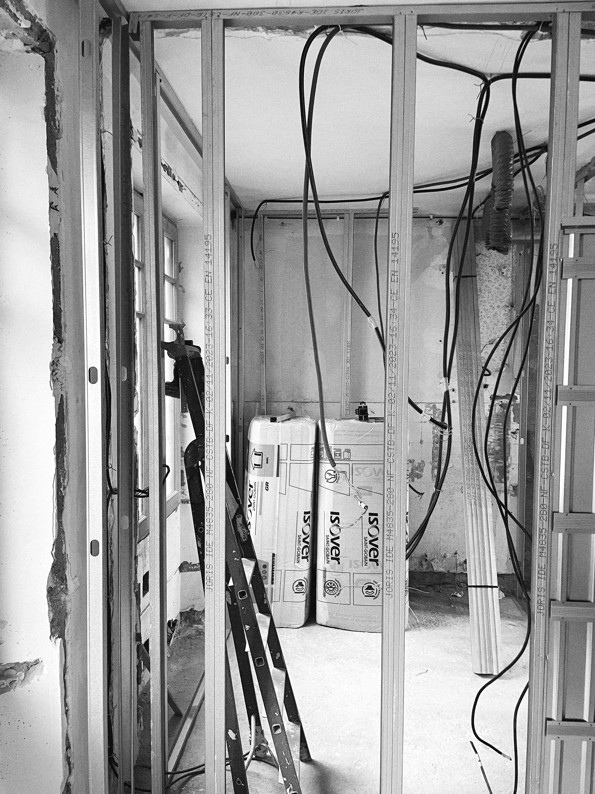 Chantier - Cloisons & TechniqueChantier - Cloisons & Technique