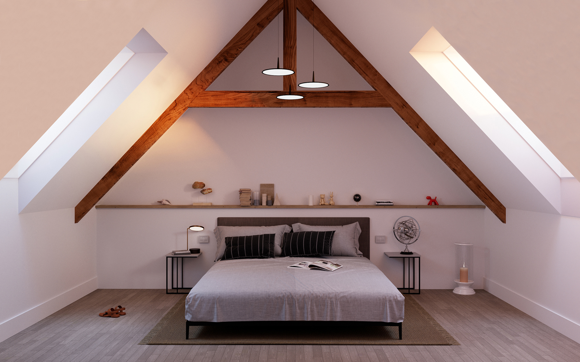 Chambre combles - Bas Sablons